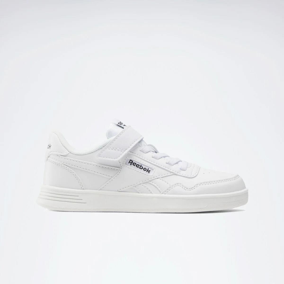 Reebok Ayakkabı & Çanta Reebok Court Advance Elastıc&Top Strap Beyaz Çocuk Spor Ayakkabı
