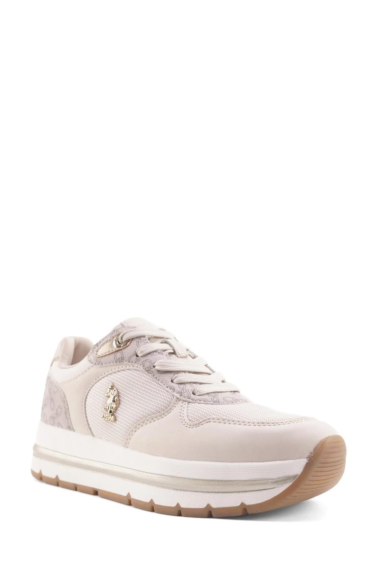 U.S. Polo Assn. Ayakkabı & Çanta U.S Polo Assn. 101947313 Shery Bej Kadın Spor Ayakkabı