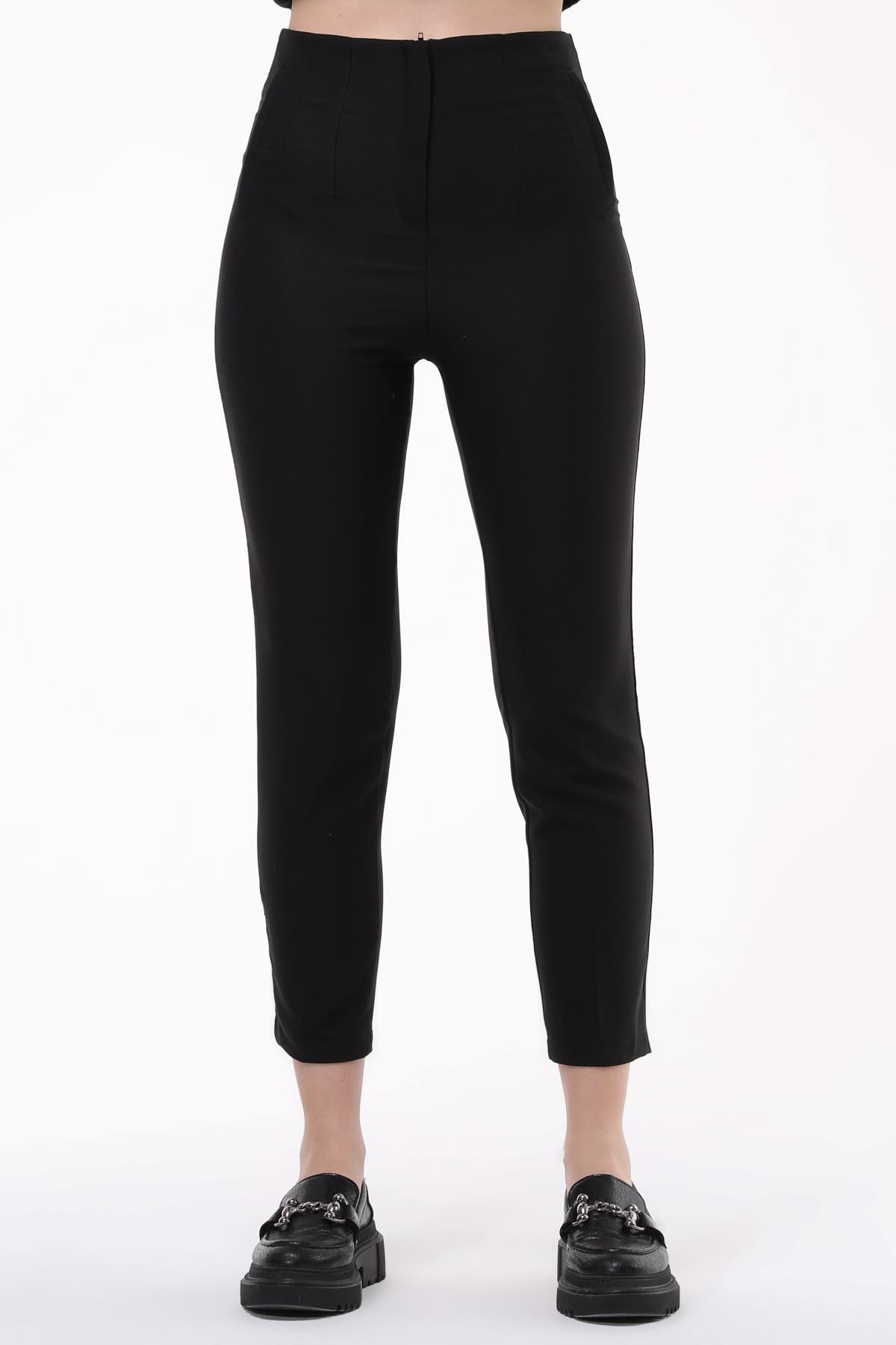 Kadın Fleto Cepli Kumaş Pantolon