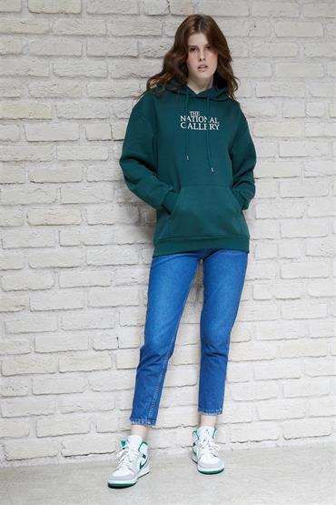 Kadın The National Baskılı Kapüşonlu Sweatshirt