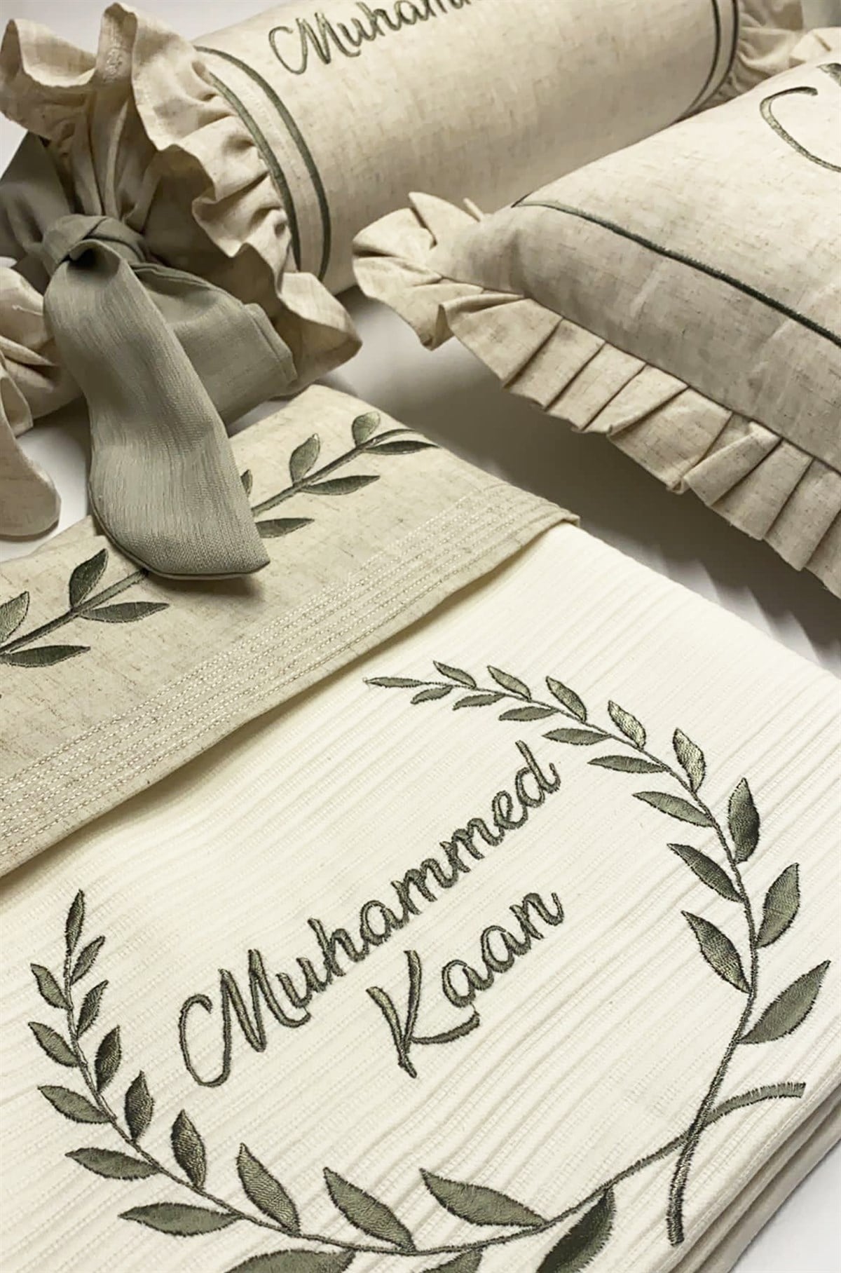 Yeşil  Detaylı Luxury Pike