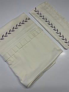 Krem 3 Parça Nevresim Takımı