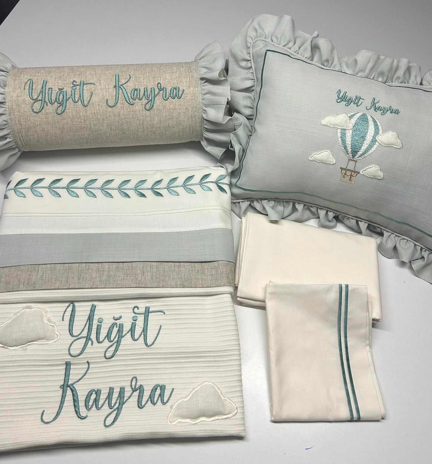‘Yiğit Kayra' isimli 5 Parça Küçük Pike Takımı 
