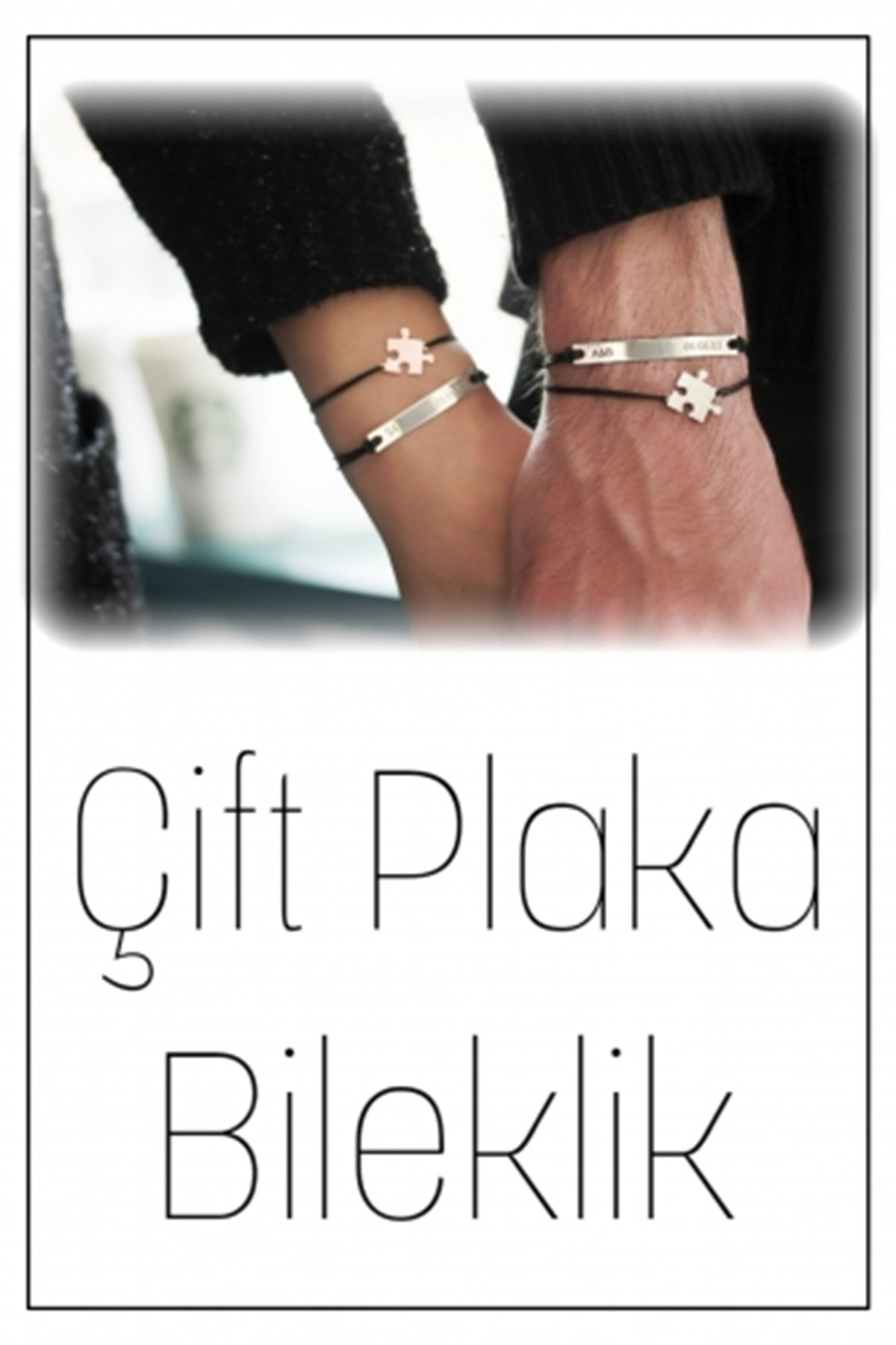 Çift Plaka Bileklik