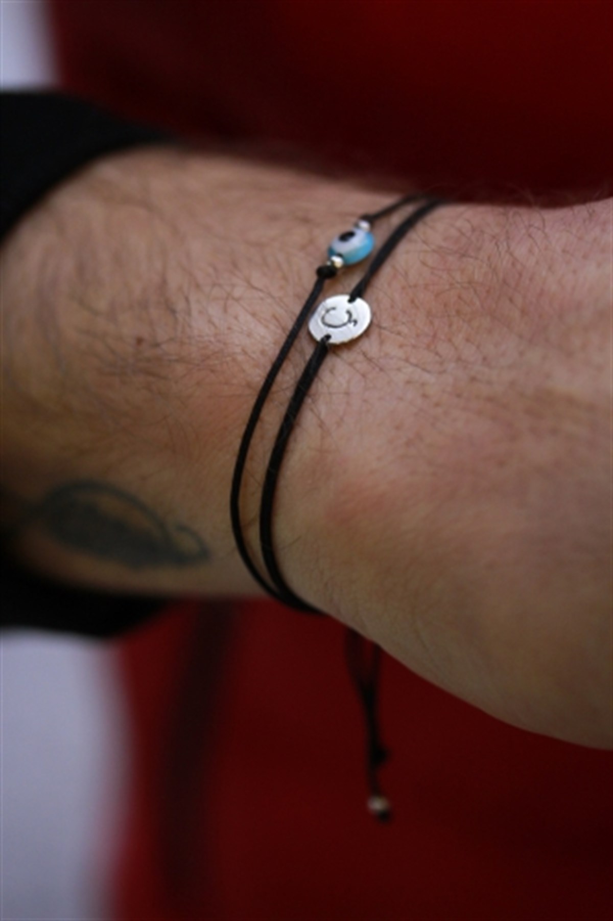 Harf Nazar Göz Set Bay - Bayan Bileklik