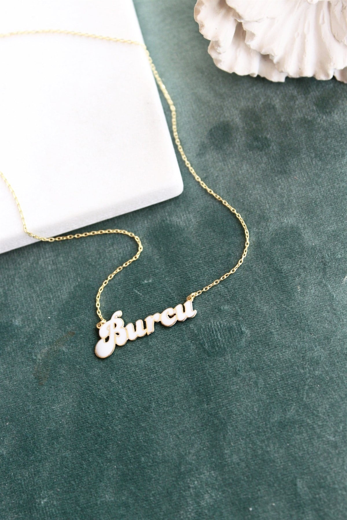 İsim Kolye ( Beyaz )