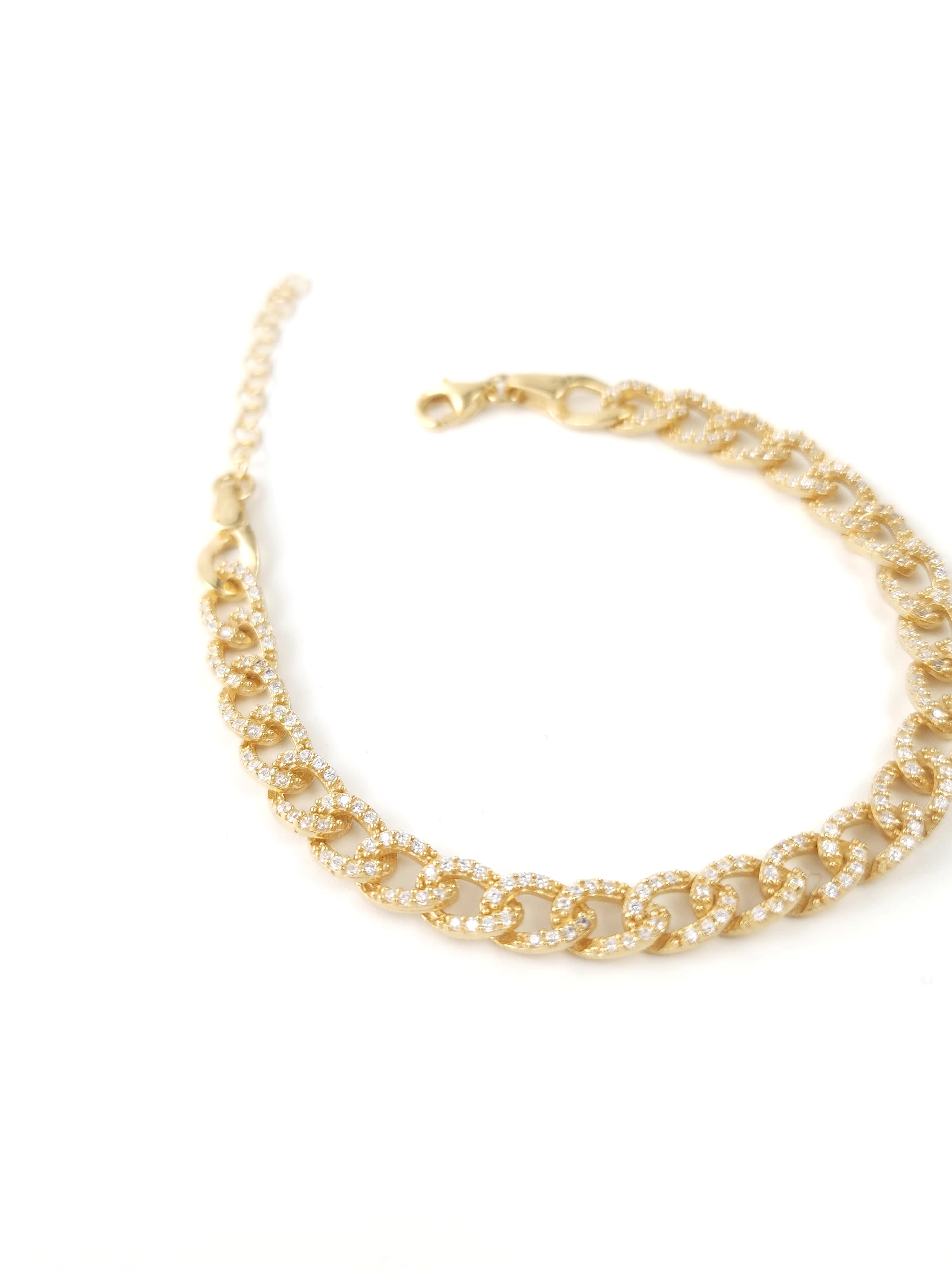 İtalyan Chain Küba Bileklik