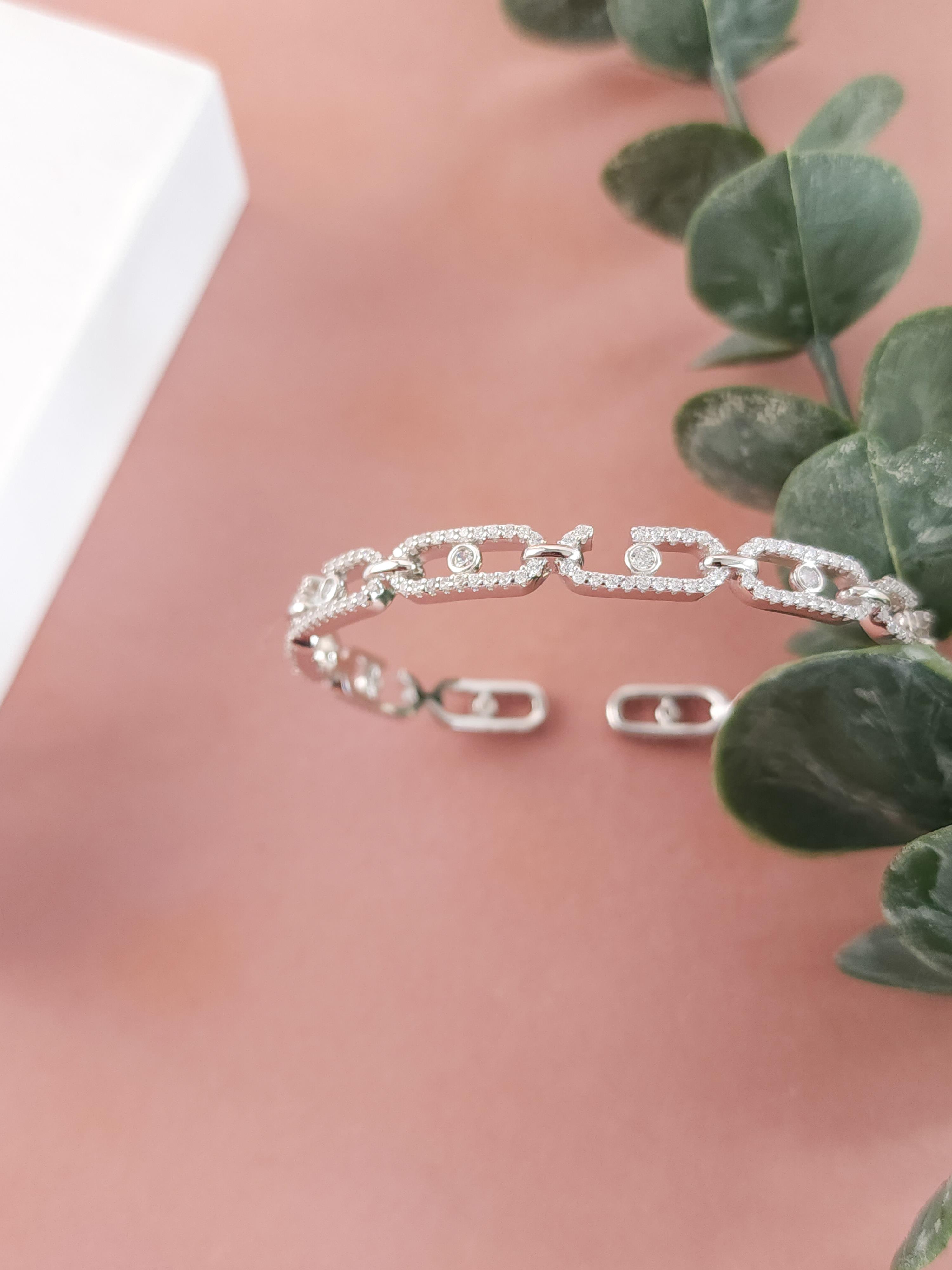 İtalyan Tasarım Chain Bileklik