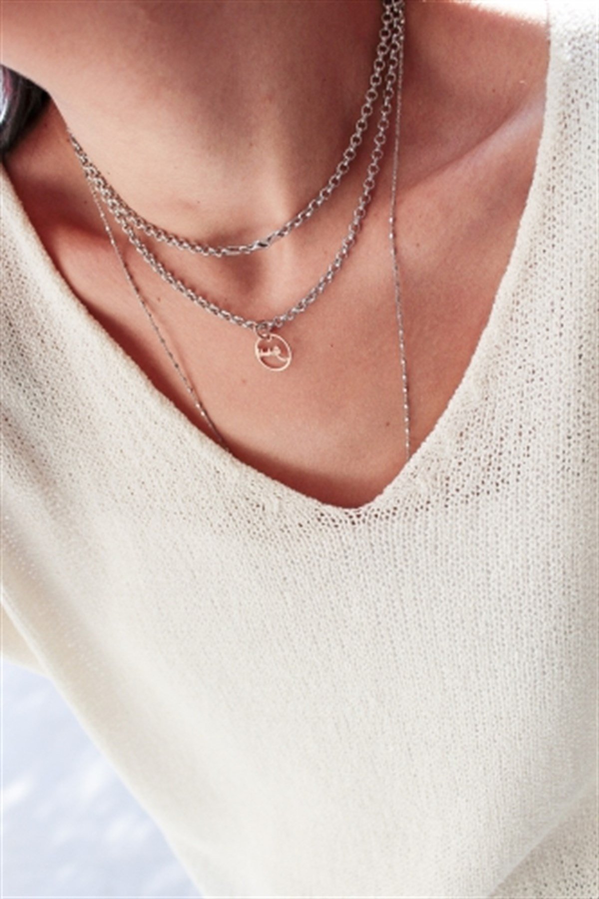 italyan Zincir Sev Kolye ( 75 cm )