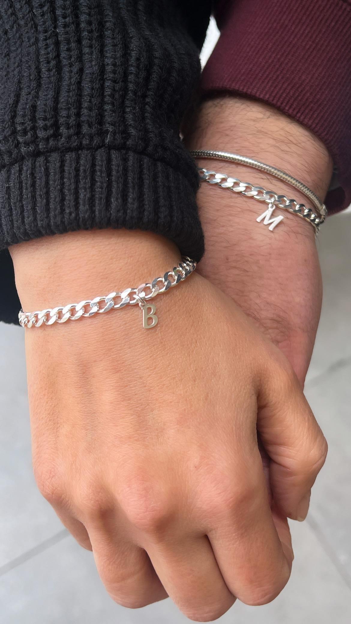 Zincir Harf Bileklik 5 ( Çift & Tek )