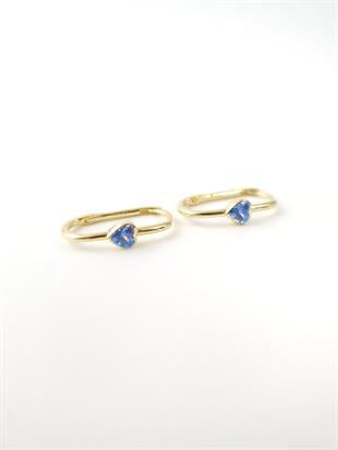 Doğaltaş Kalp Küpe