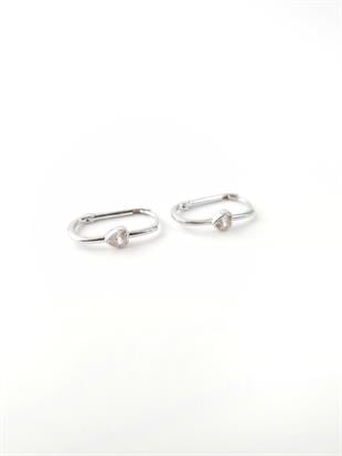 Doğaltaş Kalp Küpe