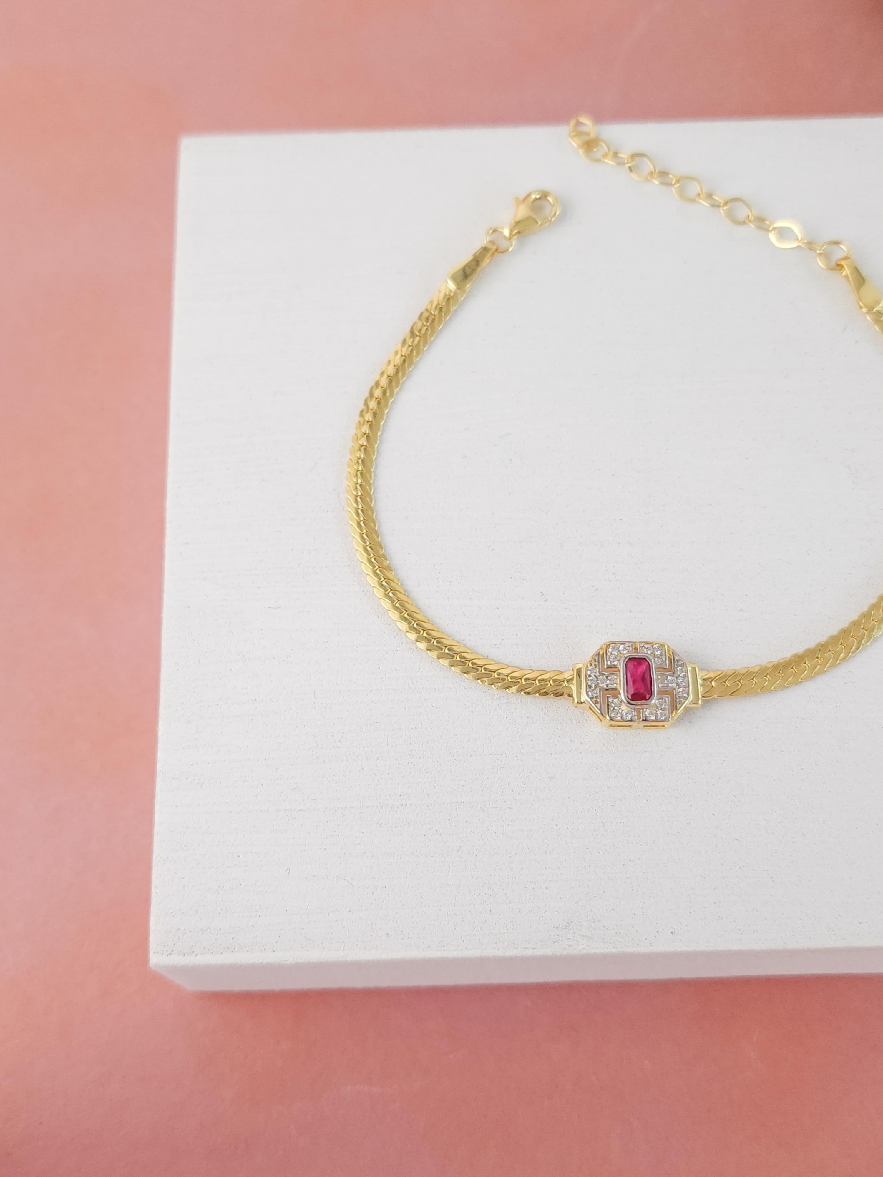 Baguette 7 Yassı Bileklik