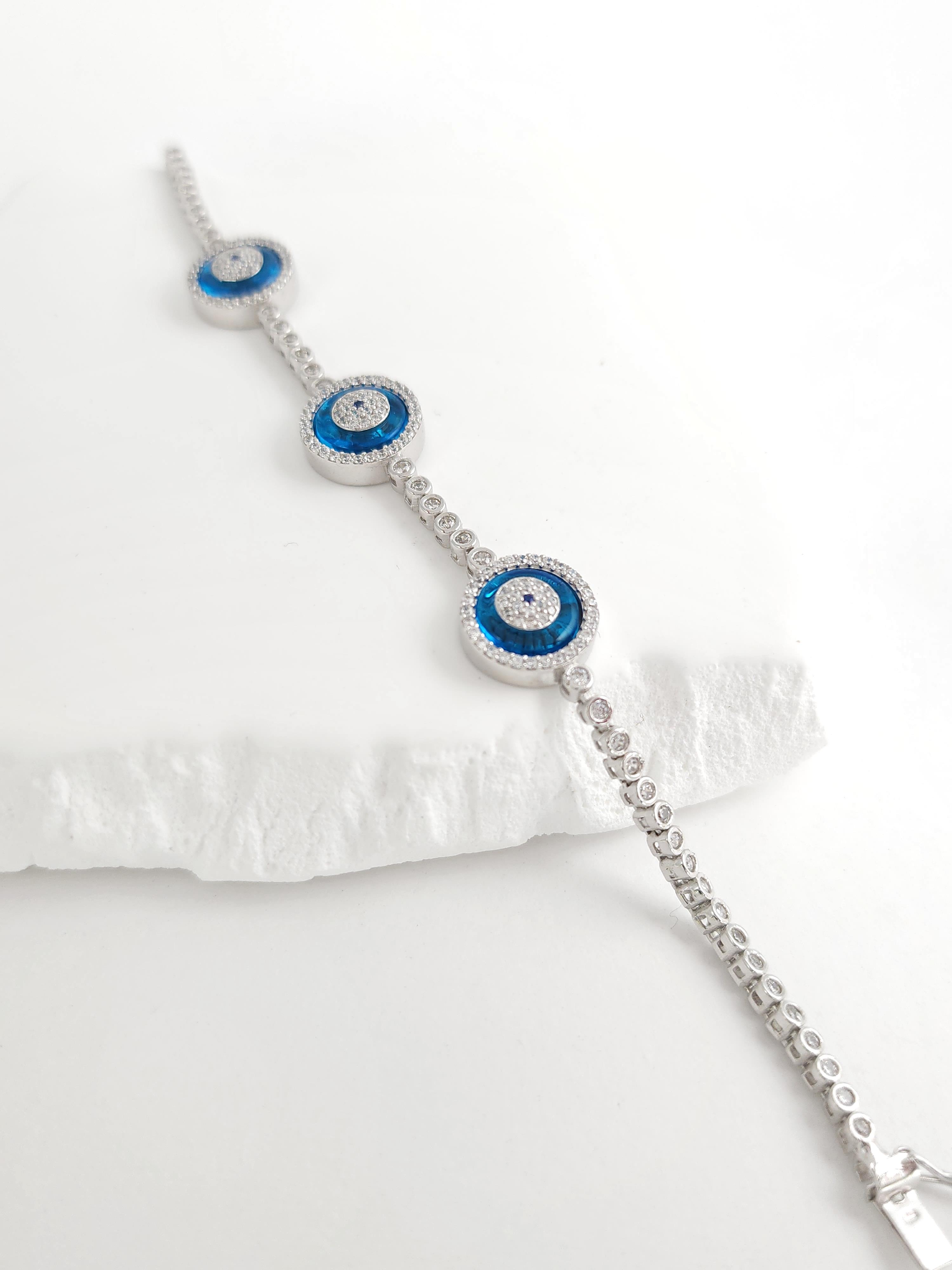 Camgöz Su Yolu Bileklik ( 3 Sıra )