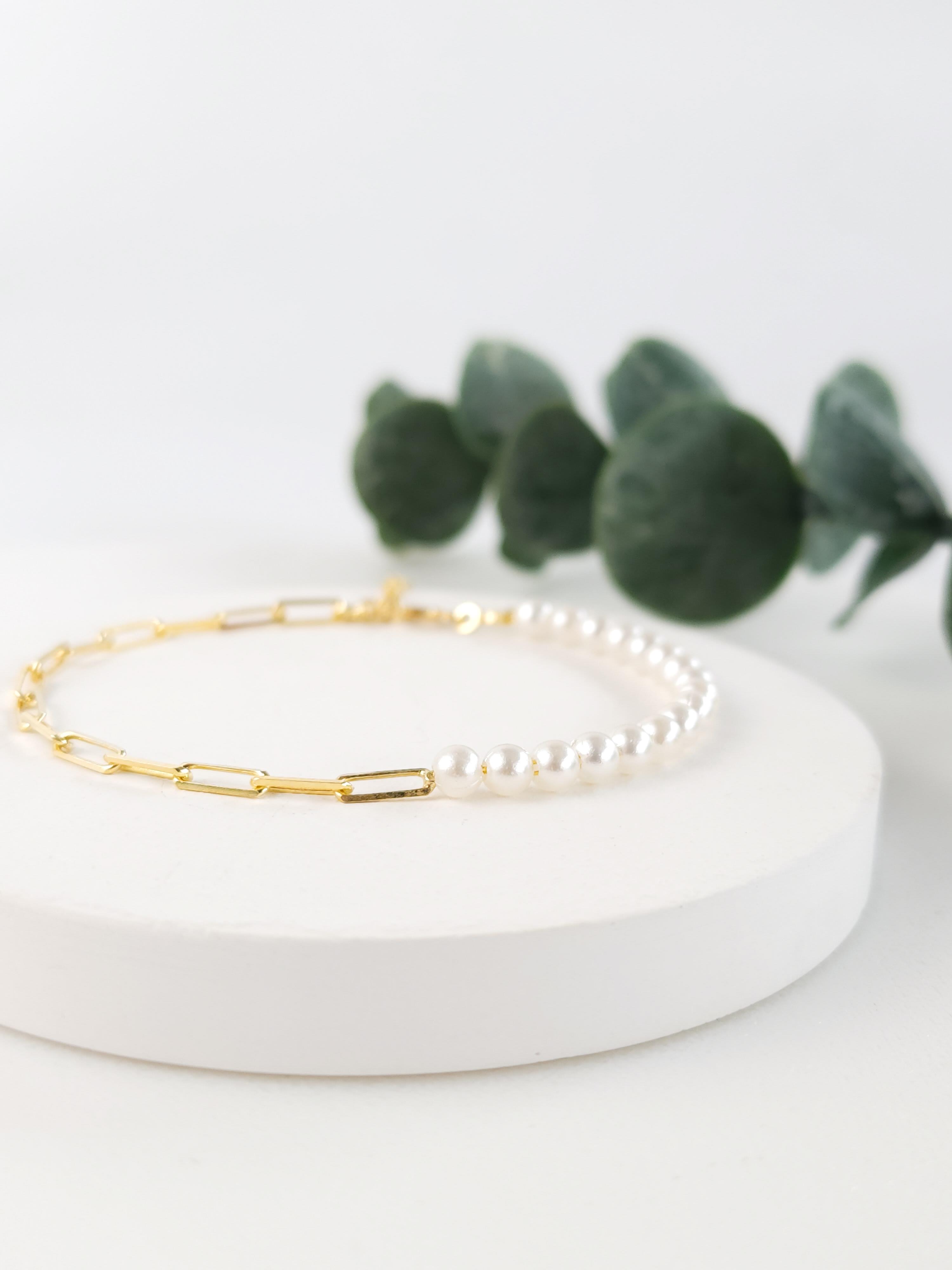 Chain Perla Bileklik