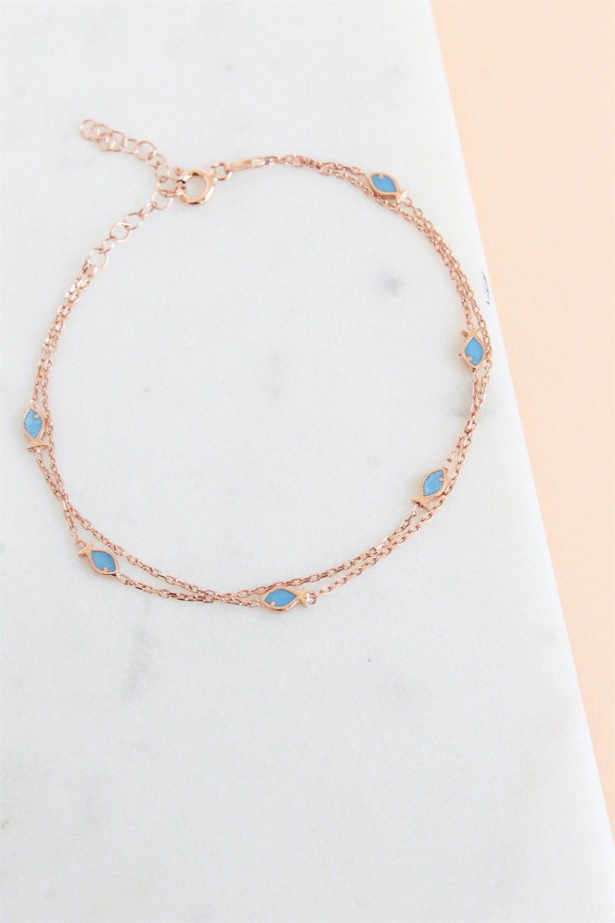 Çift Sıra Balık Bileklik