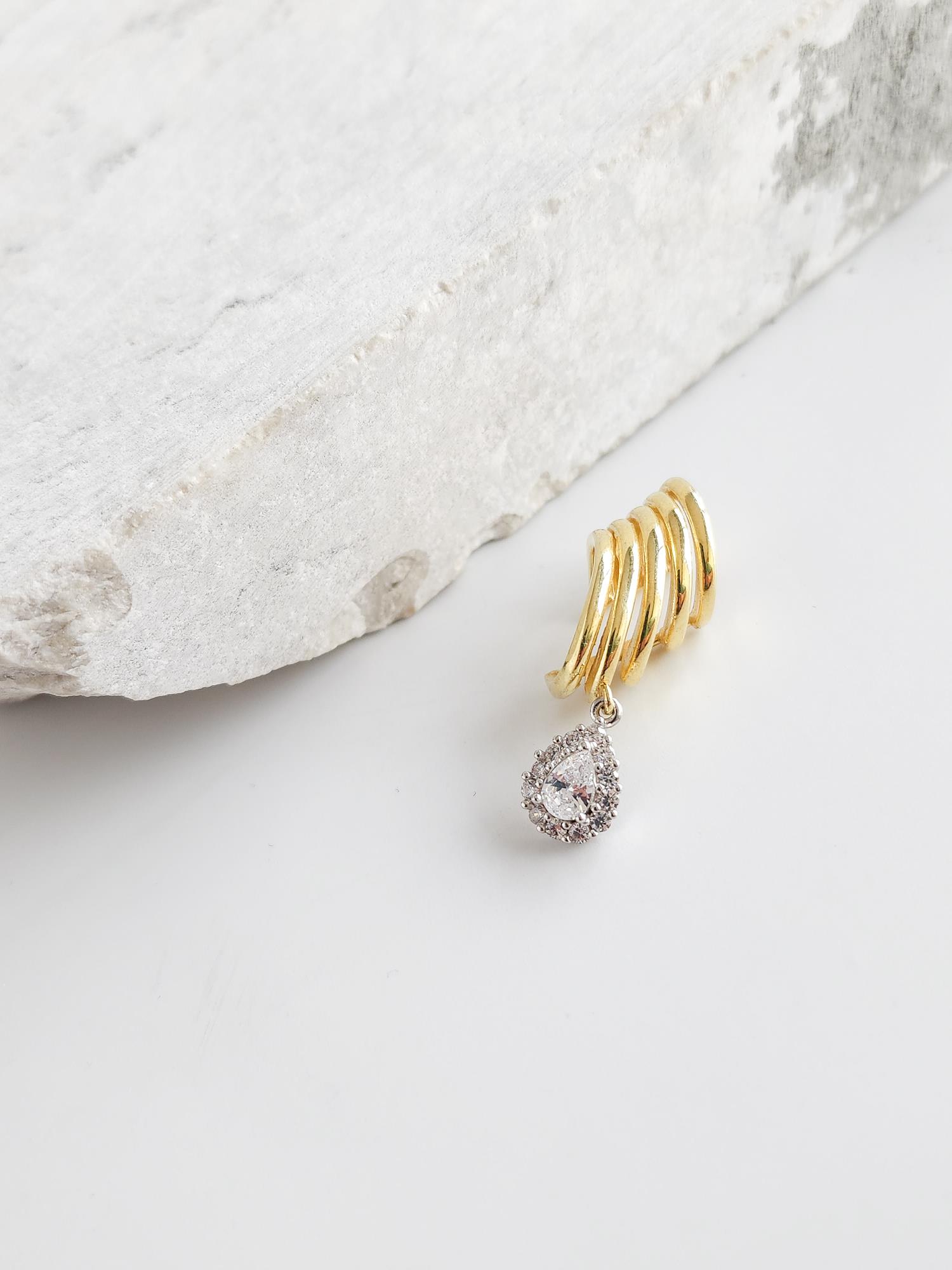 Damla Kıkırdak Küpe