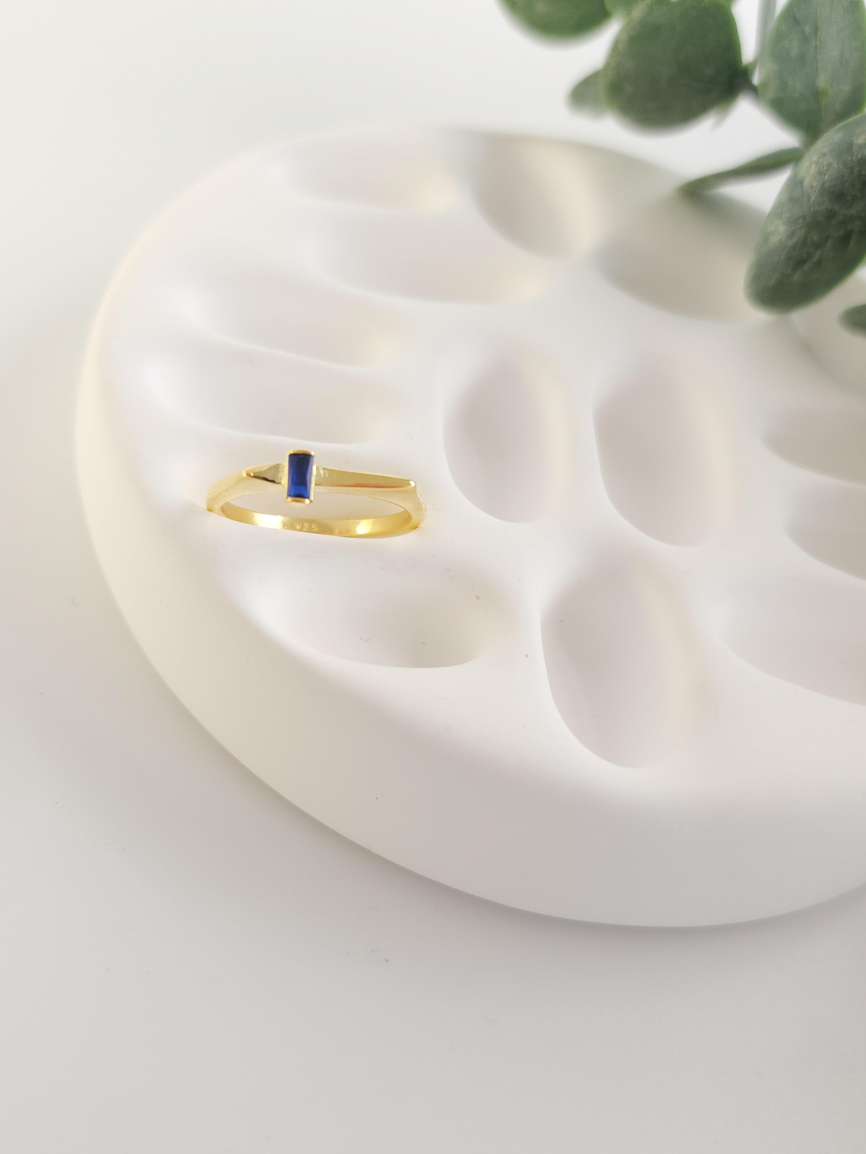 Doğal Taş Baget Yüzük