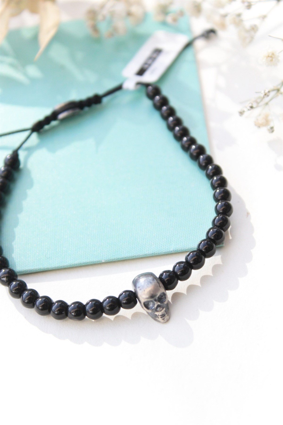 Doğal Taş Bileklik ( Gümüş )