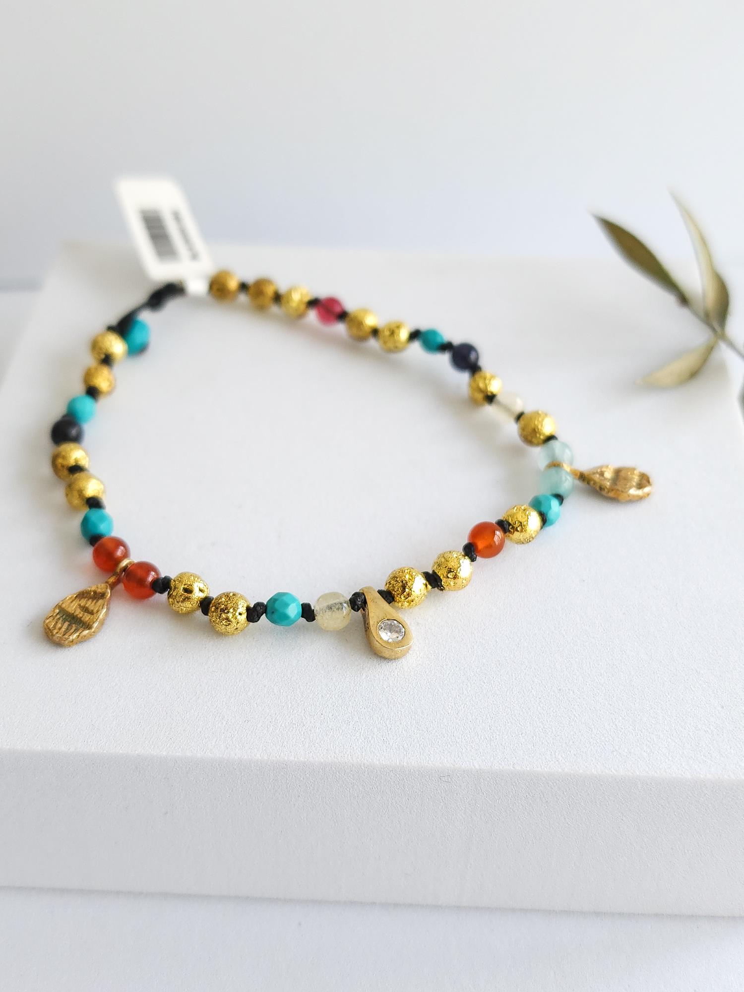 Doğal Taş Damla Bileklik