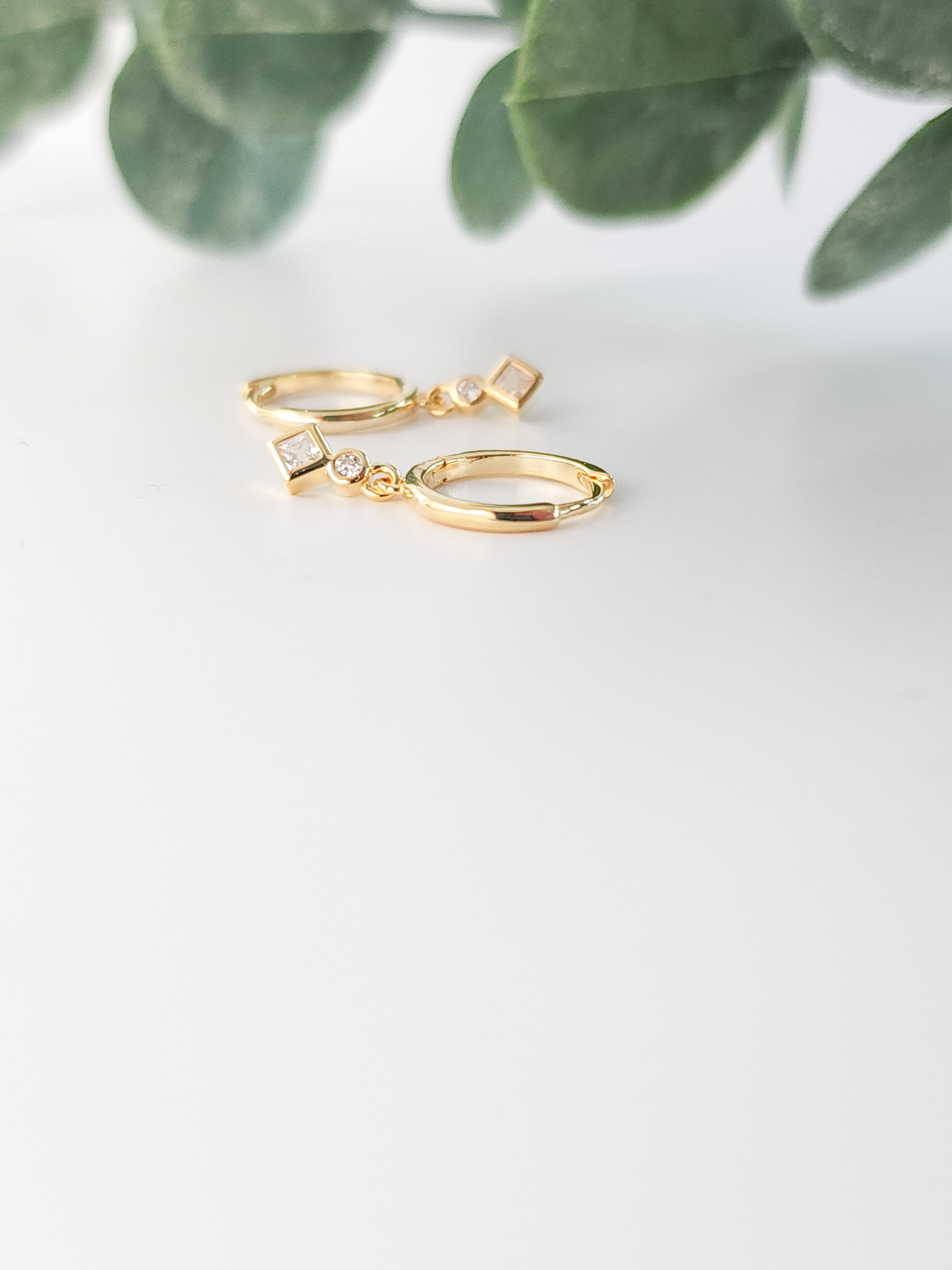 Doğal Taş Halka Küpe