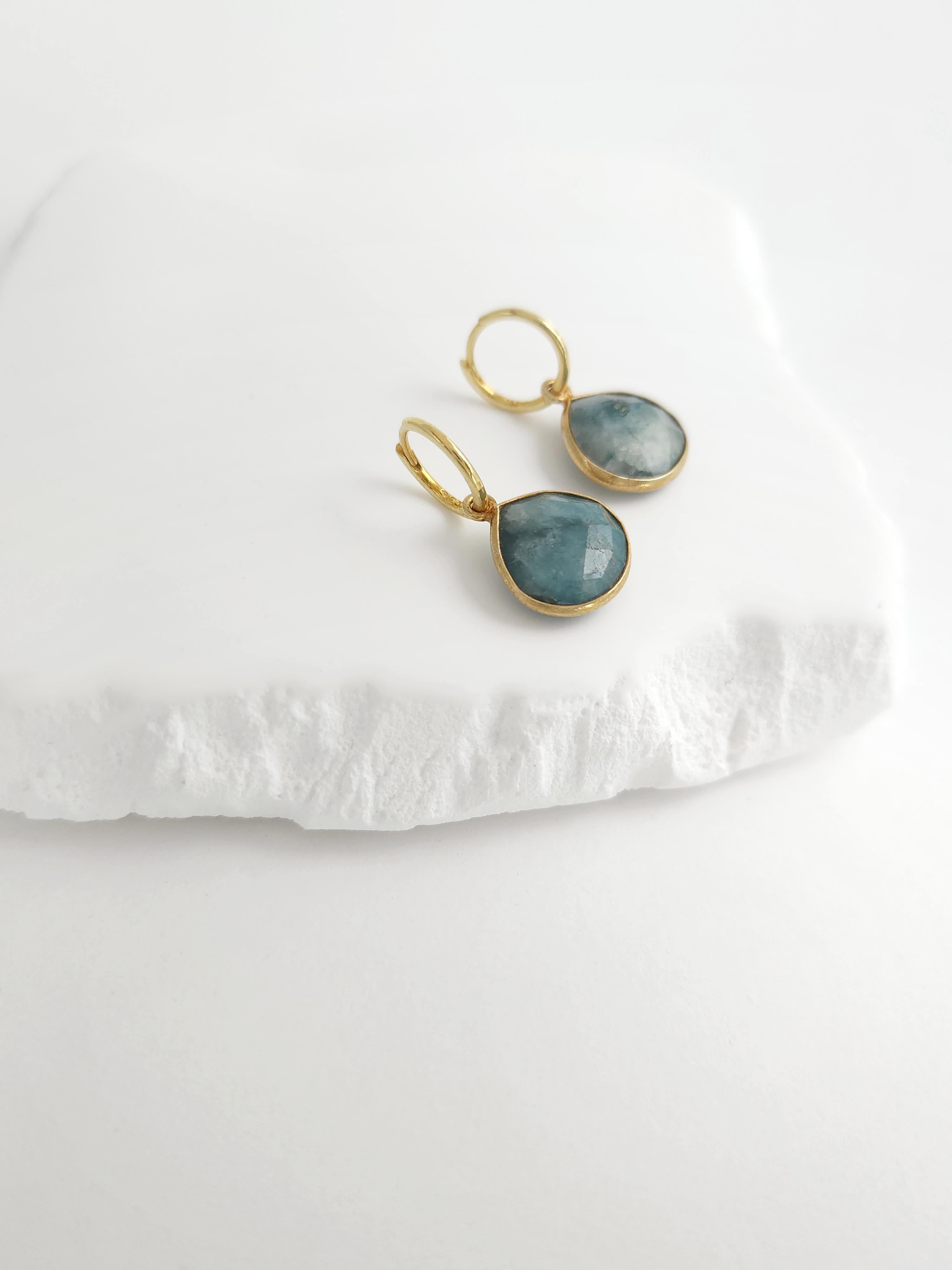 Doğal Taş Halka Küpe