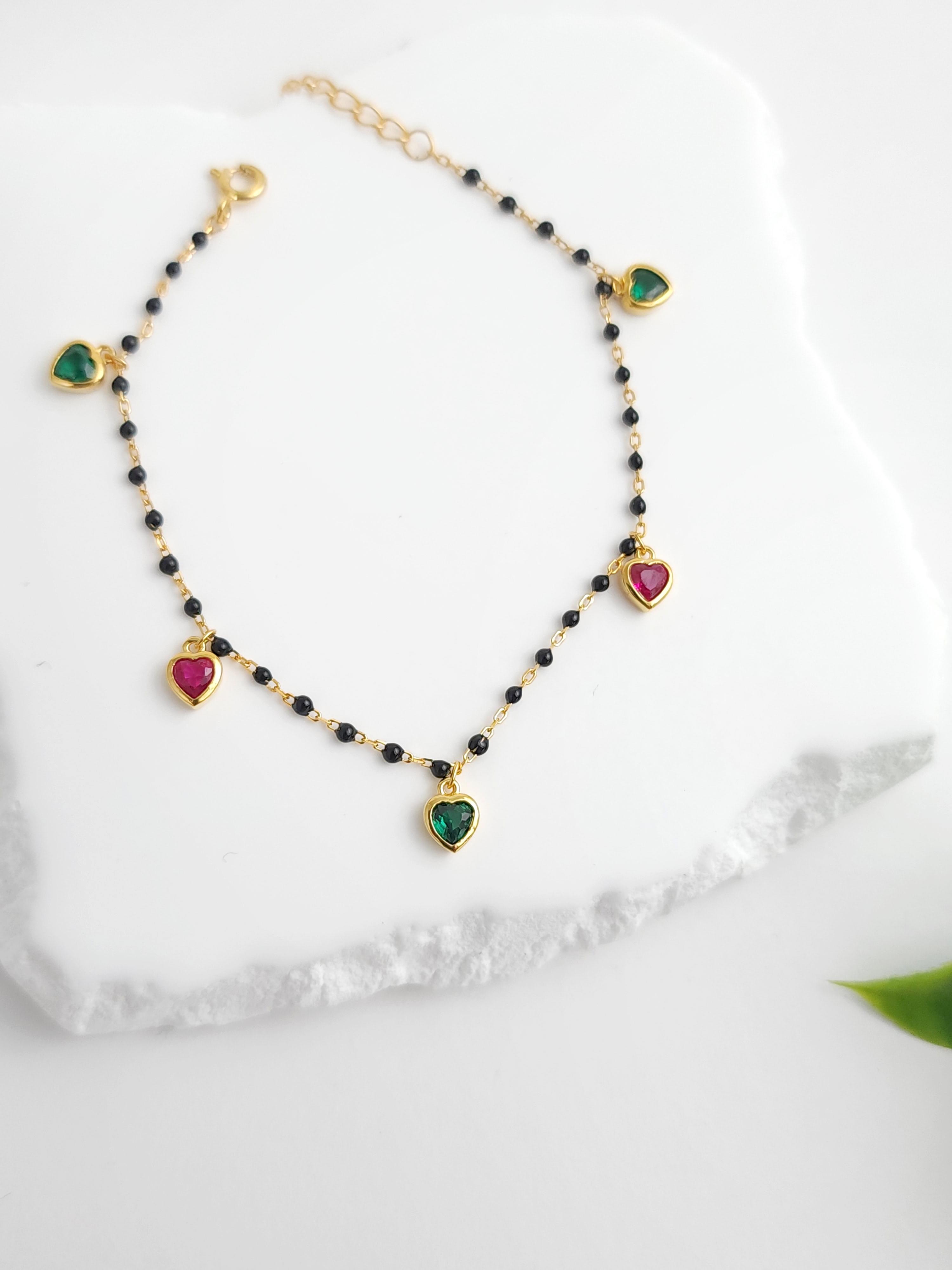 Doğal Taş Kalp Bileklik