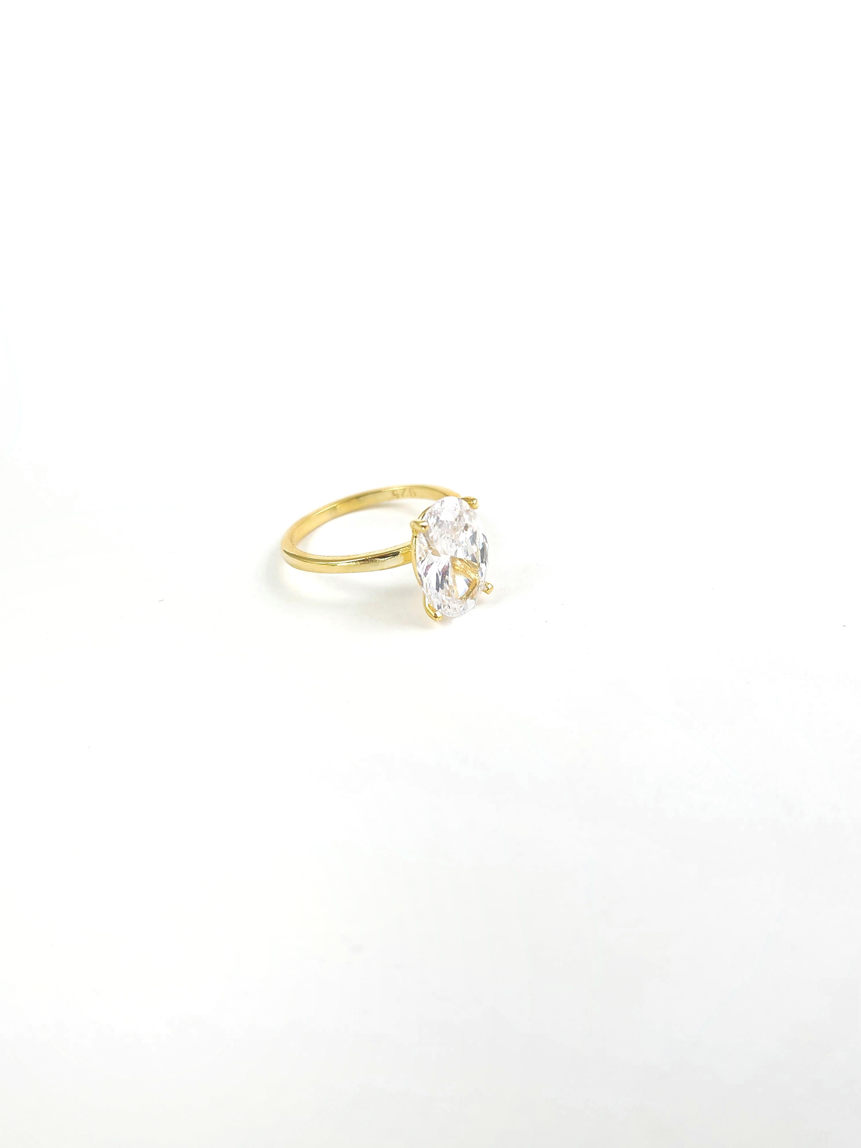 Doğal Taş ( Mozanit ) Yüzük