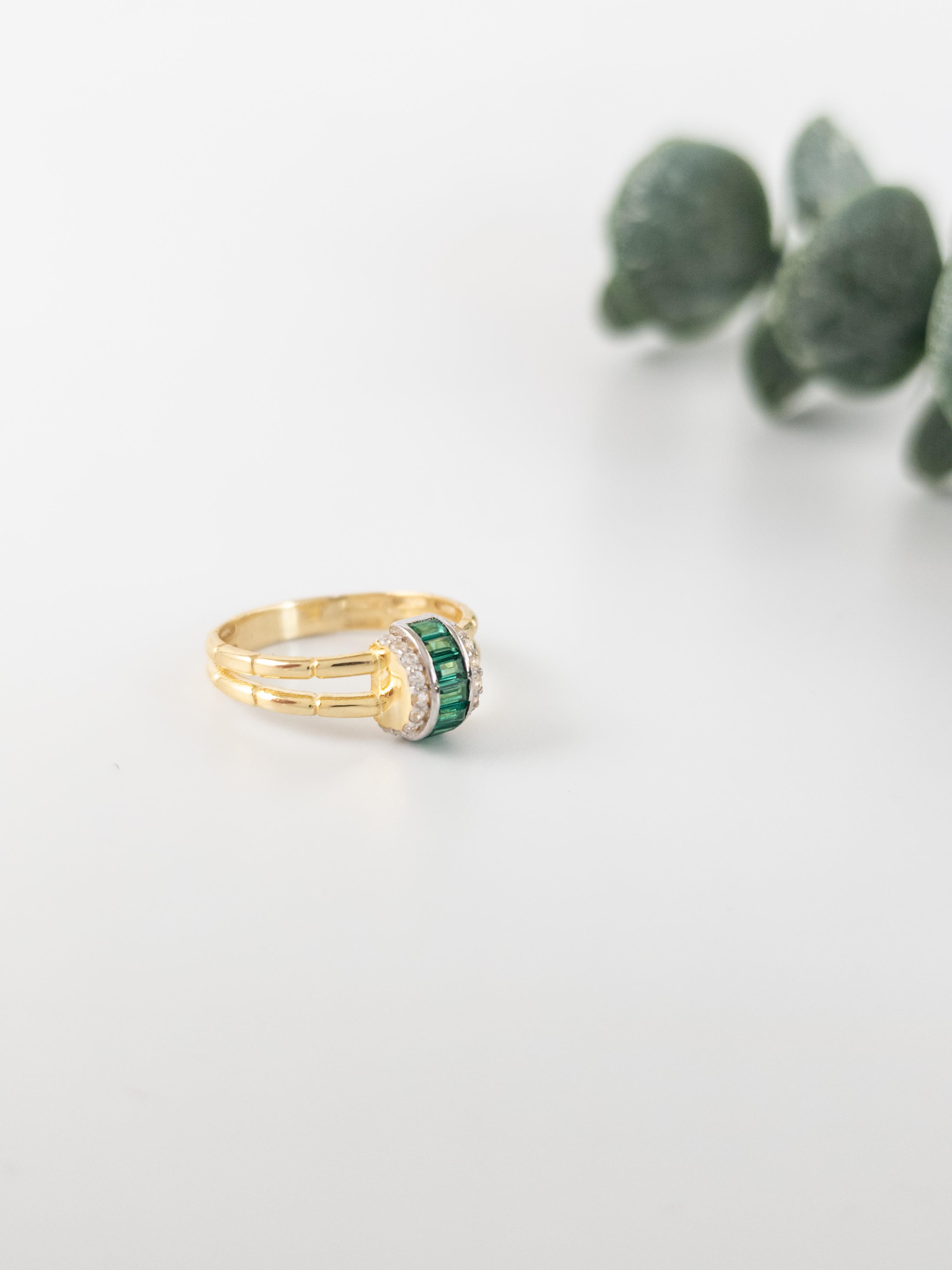 Doğal Taş Tasarım 2 Baget Yüzük