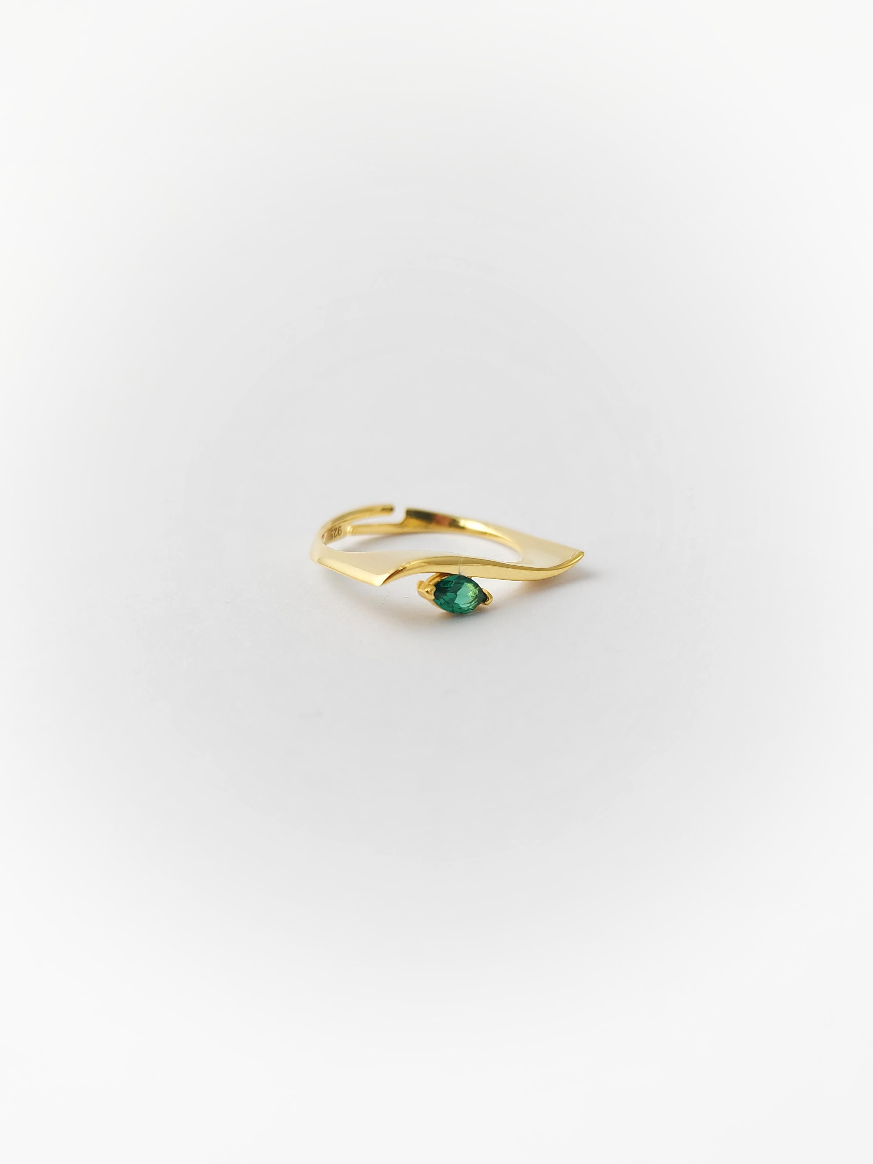 Doğal Taş Wave 2 Yüzük