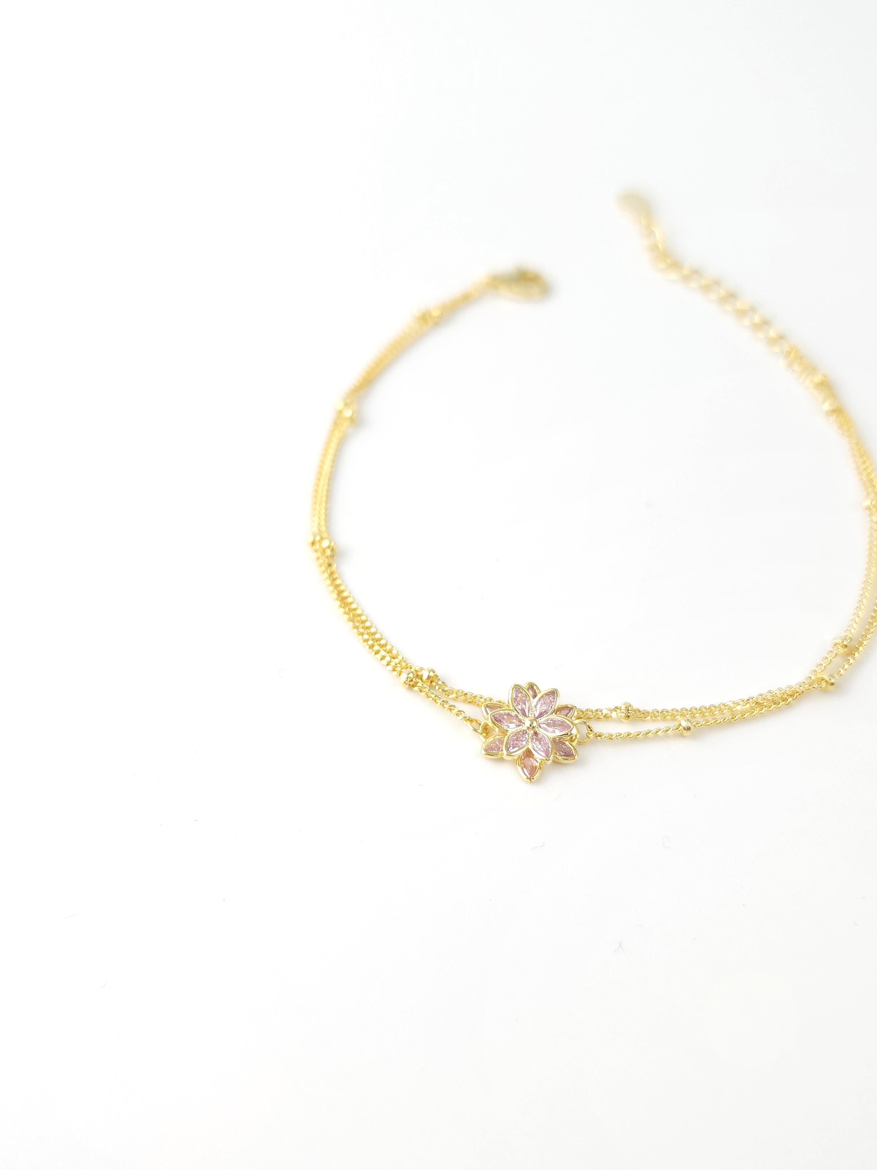 Doğaltaş Lotus Bileklik