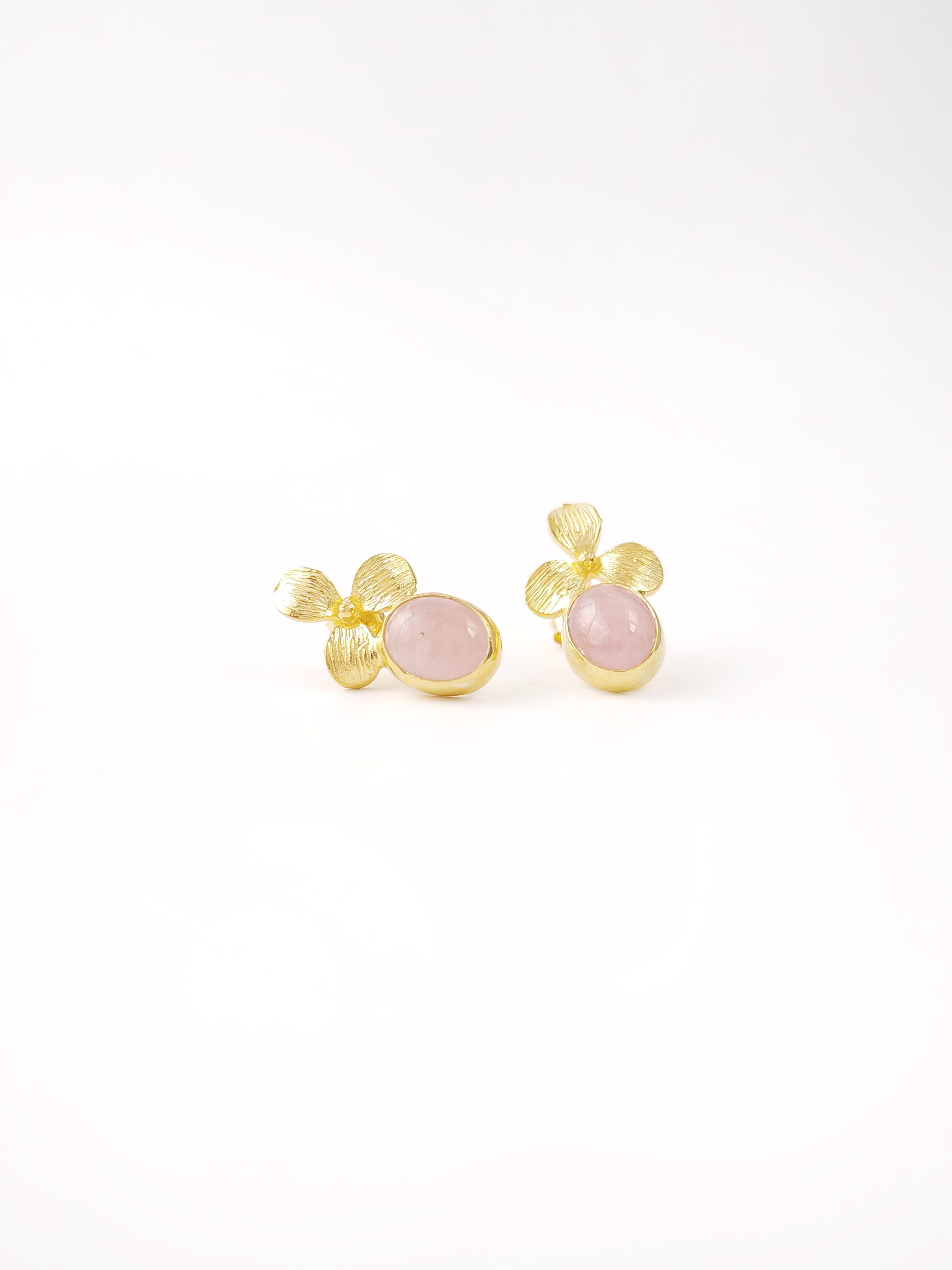 Doğaltaş Yonca Küpe