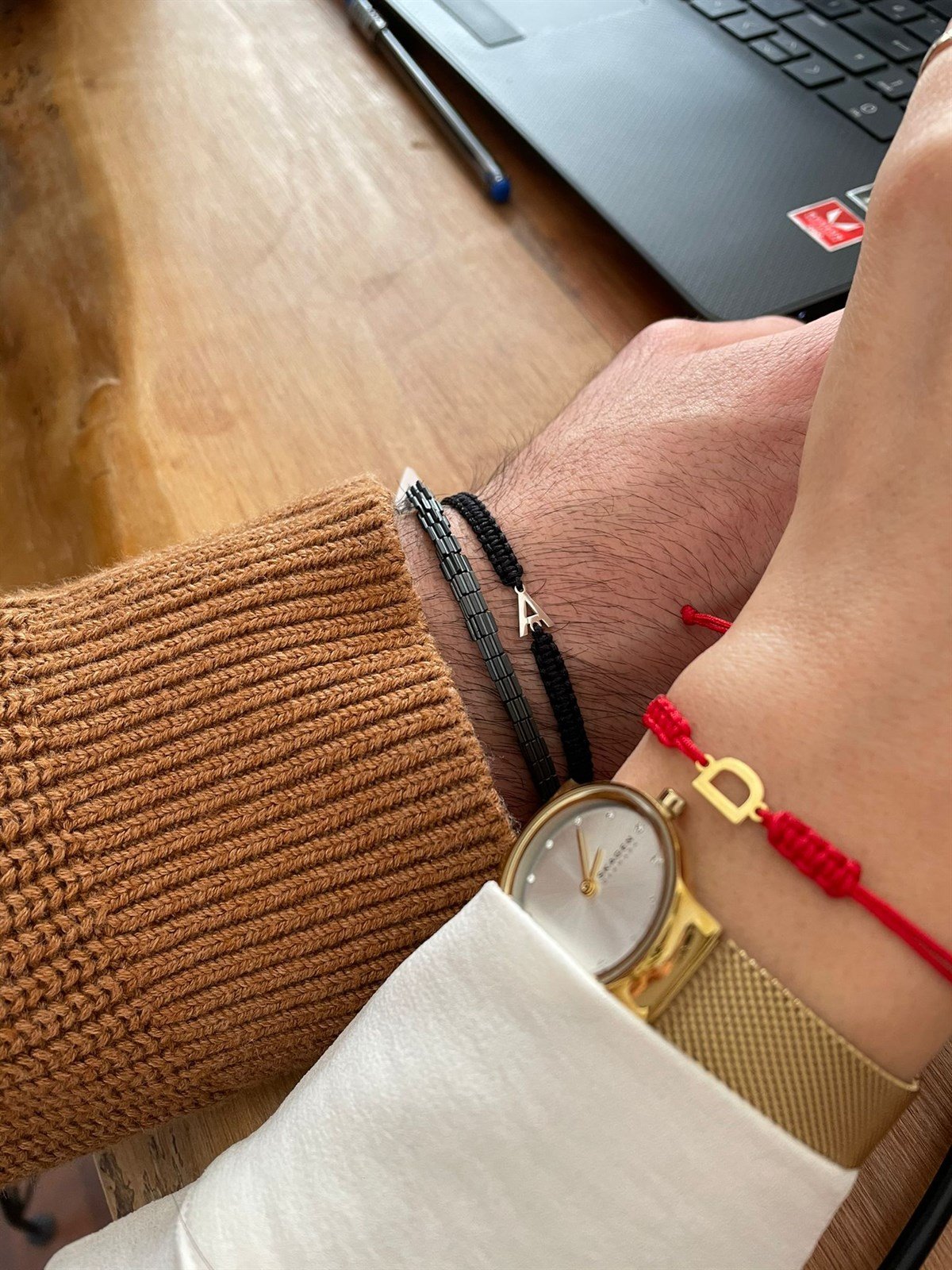 Harf Bileklik ( Çift )