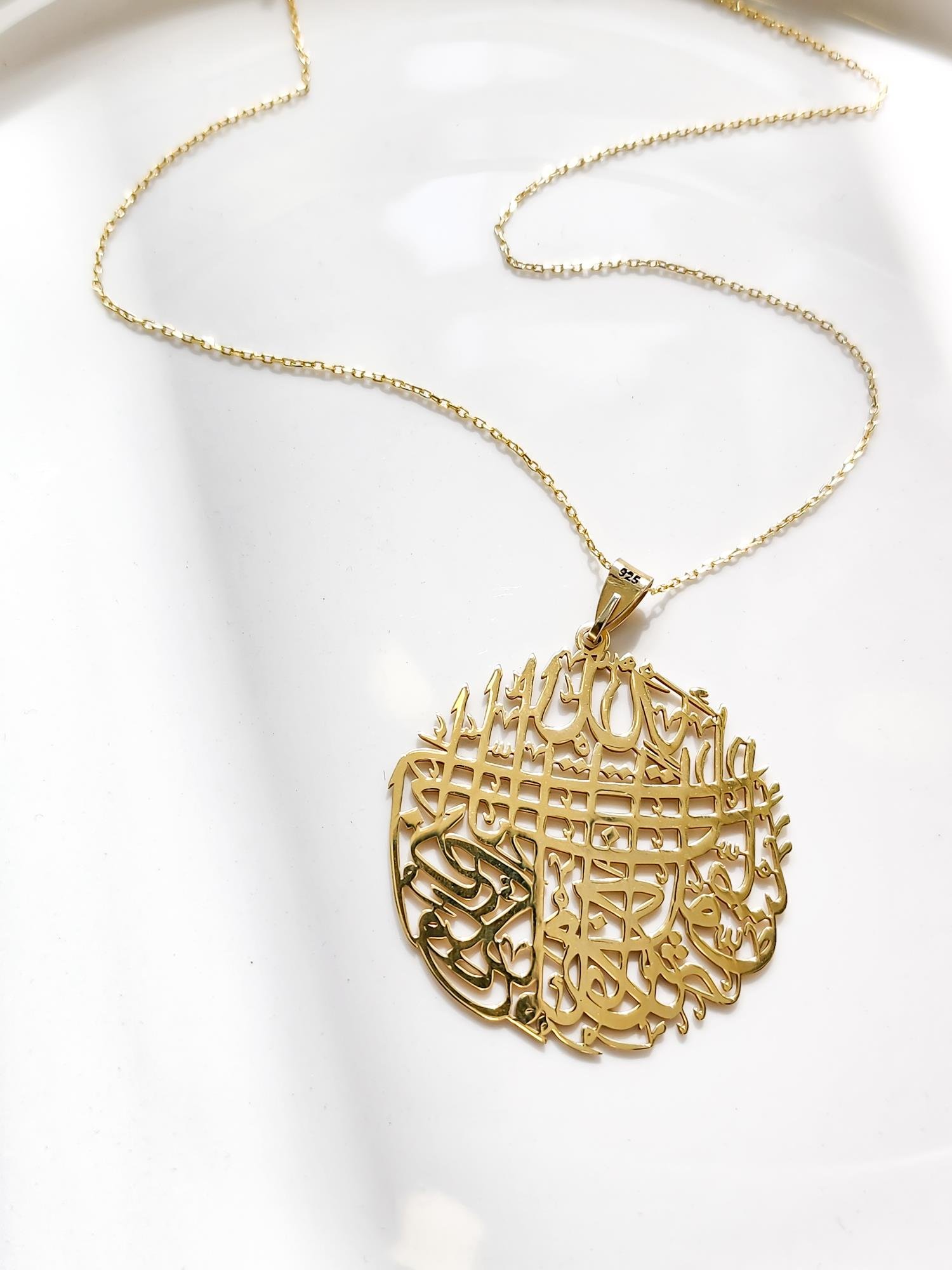 Hat Sanatı Nazar Kolye