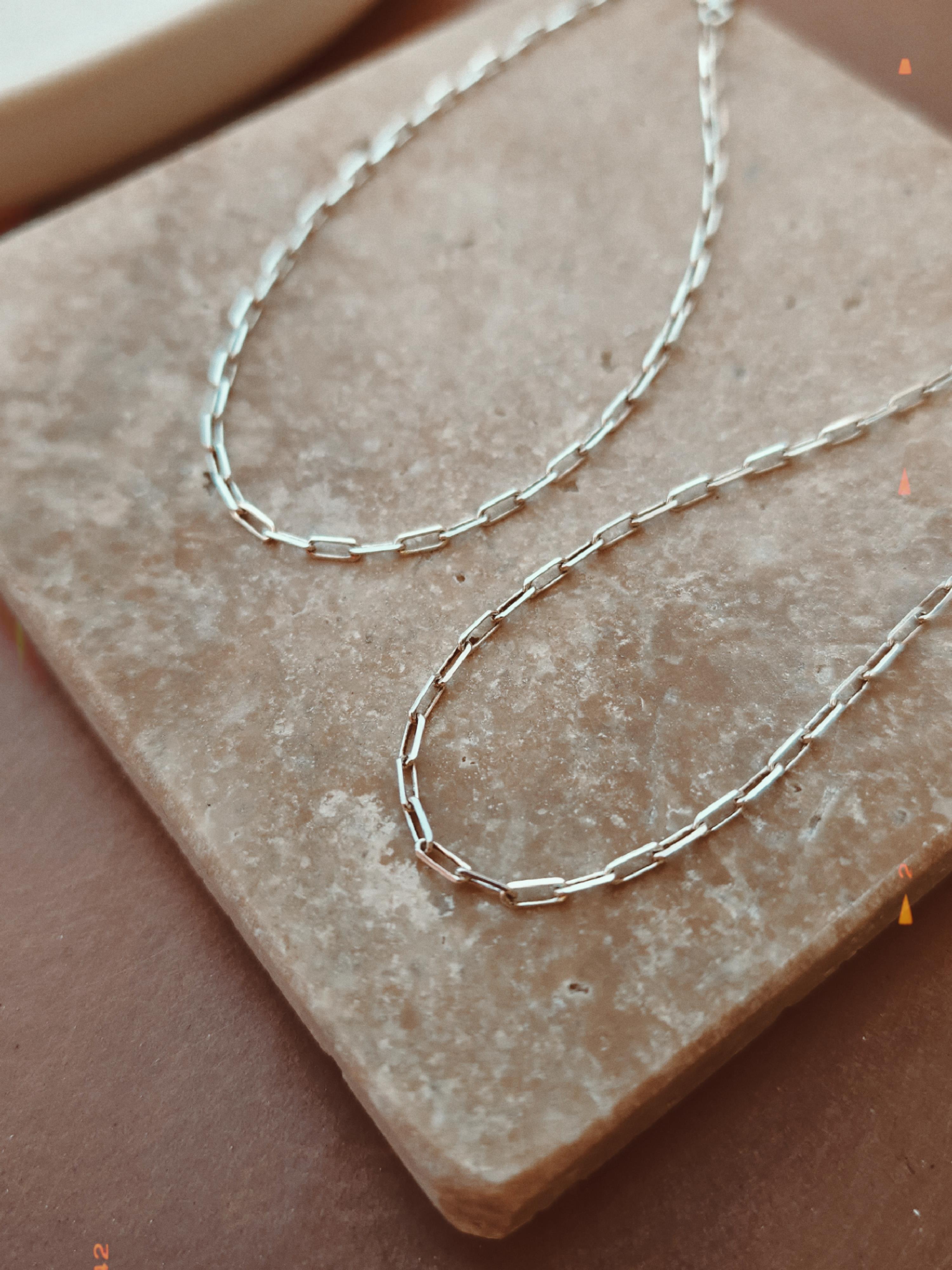 İnce Ataç Zincir Bileklik ( Çift )