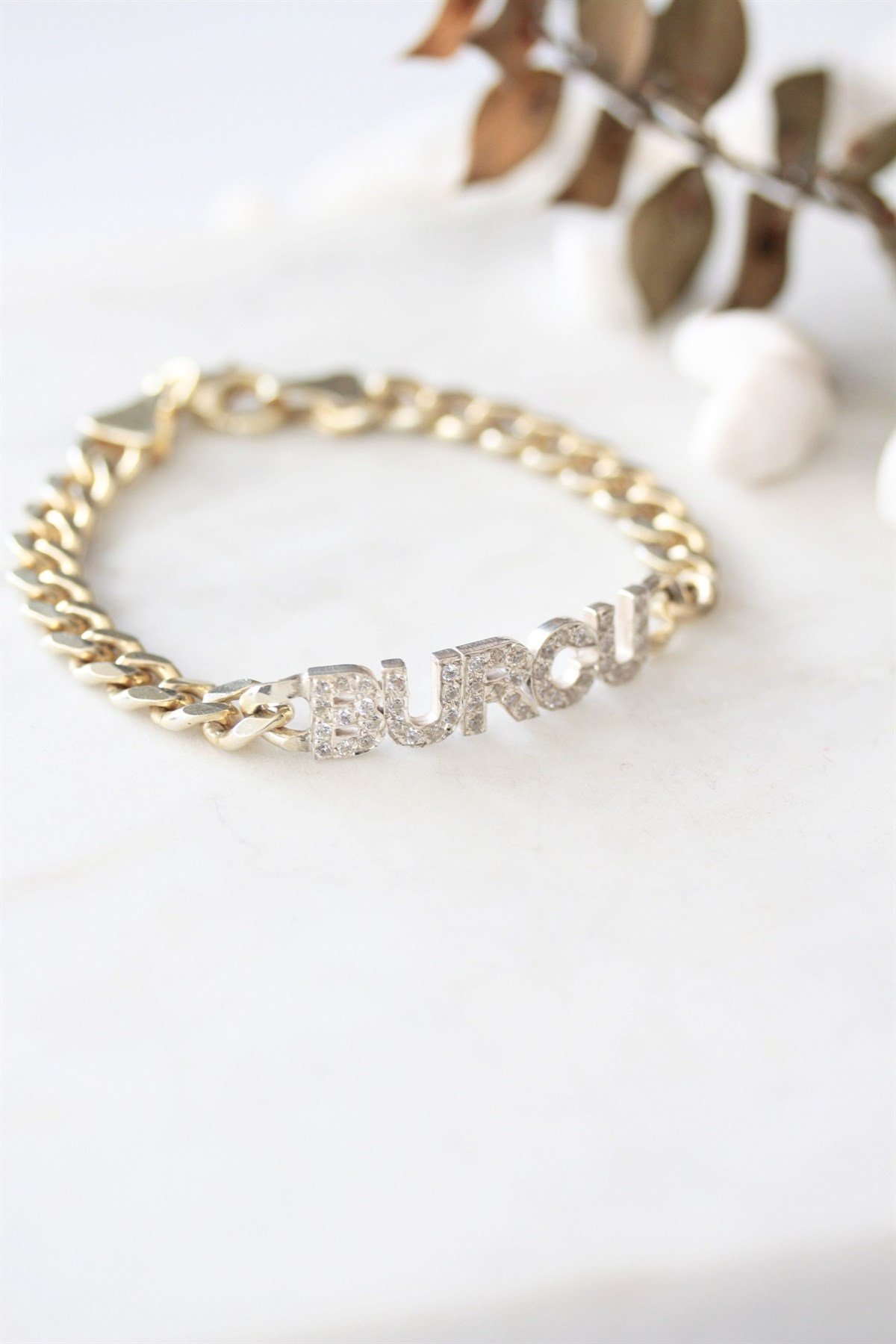 İsim Bileklik ( Taşlı )