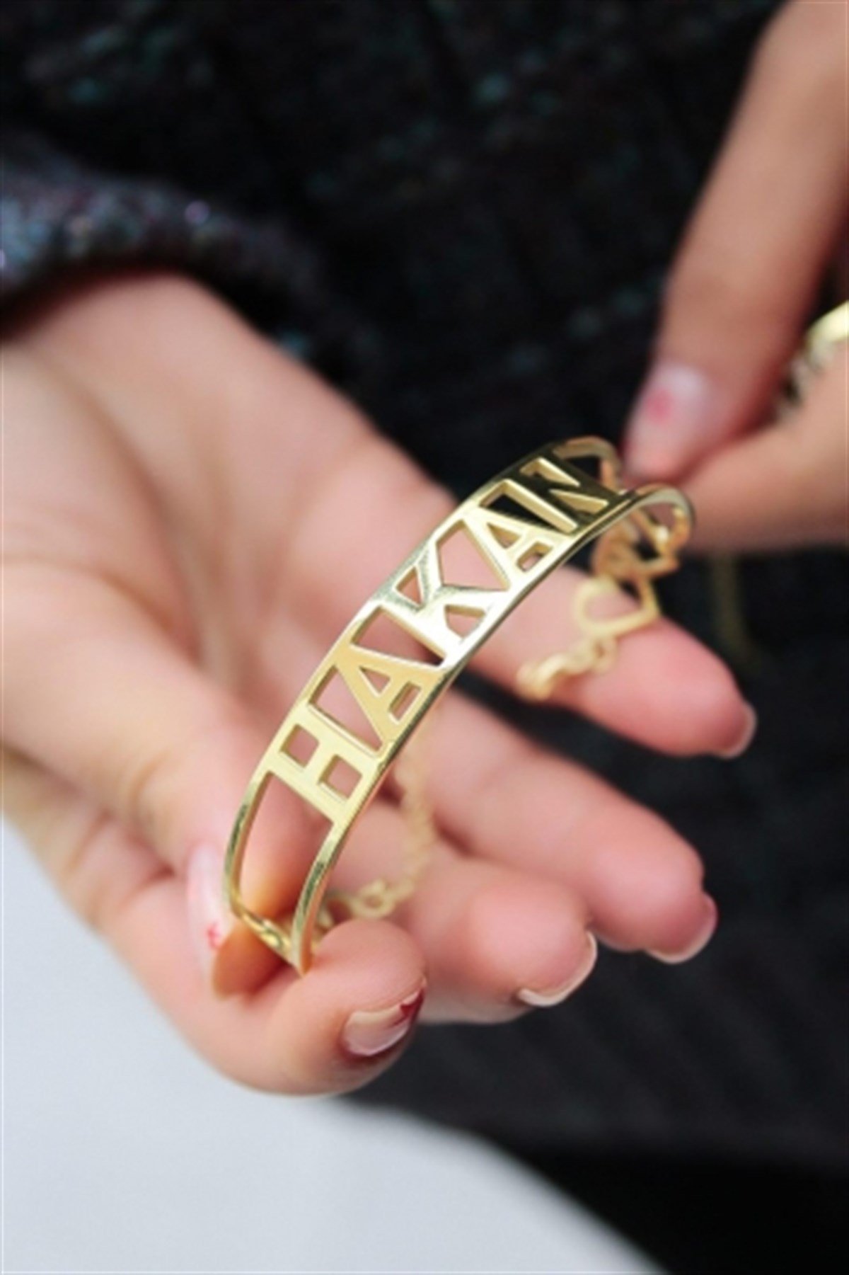 İsim Bilezik Taşsız ( İki İsim )