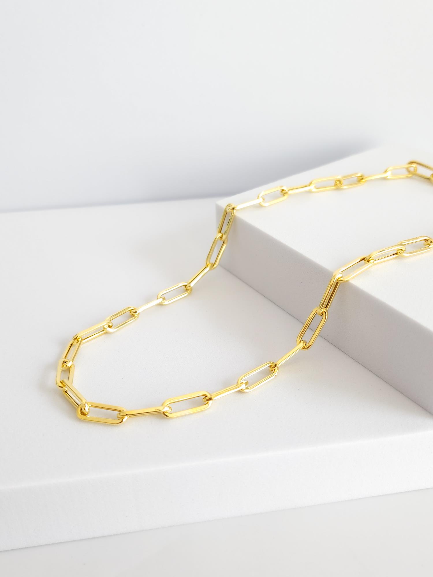 İtalyan Ataç Zincir Kolye ( 45 cm )