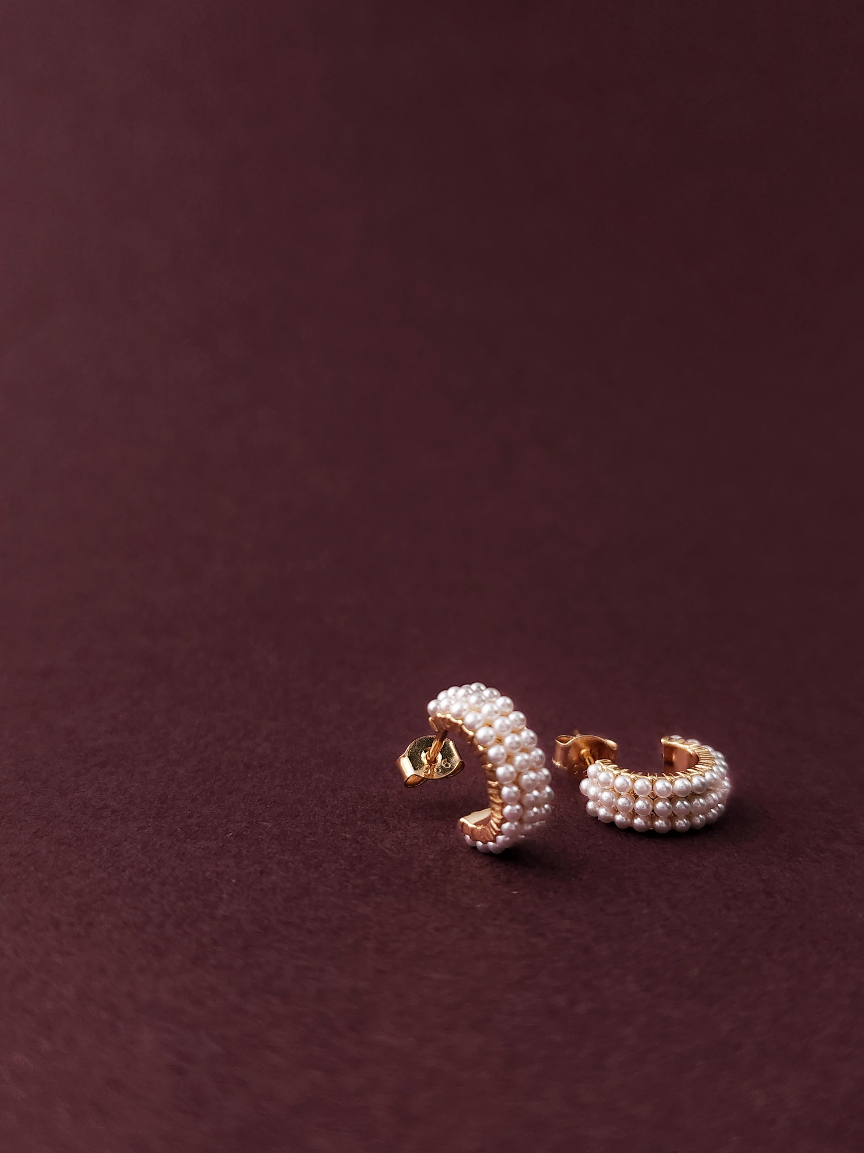 İtalyan İnci Küpe