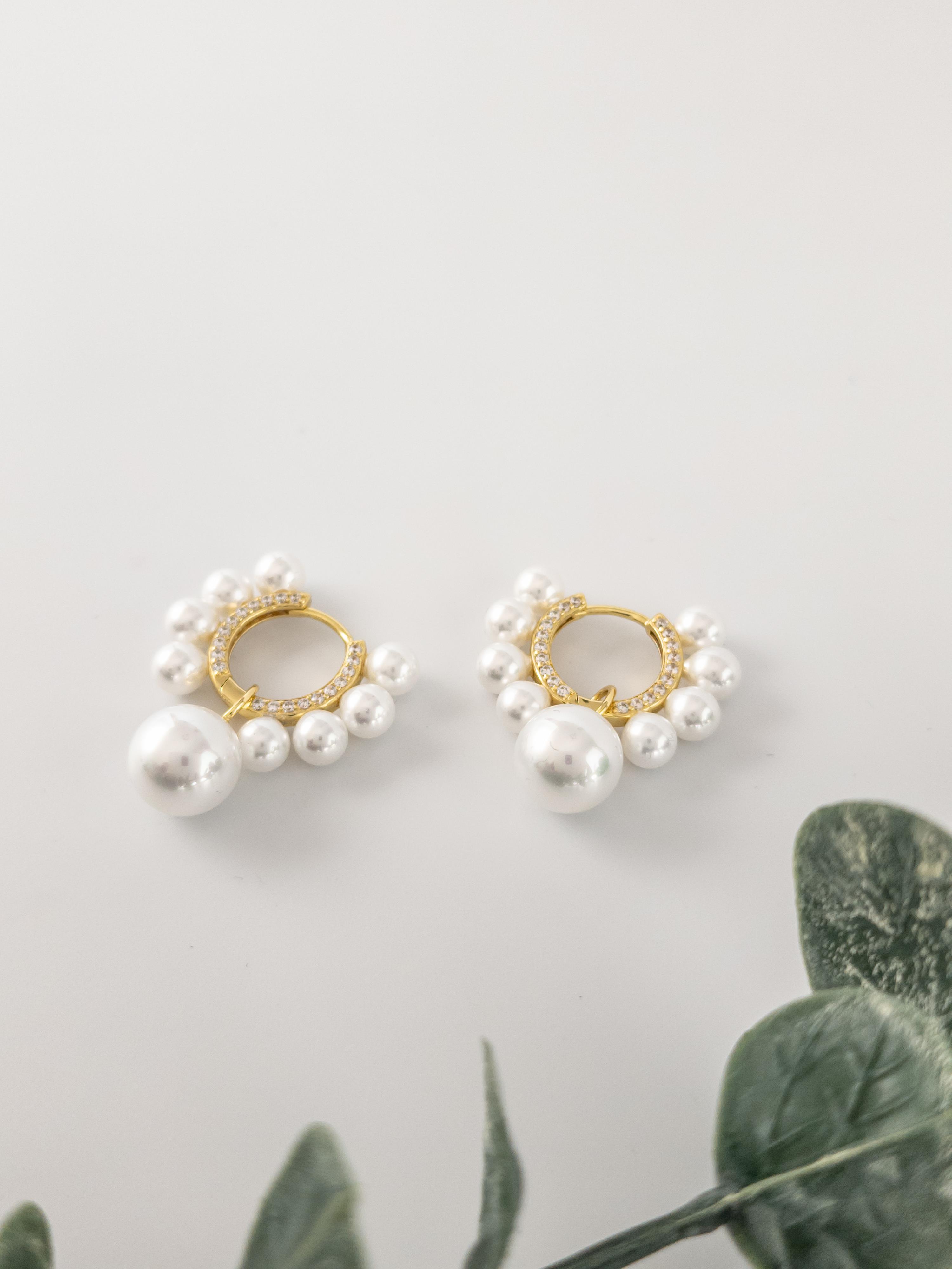 İtalyan İnci Küpe