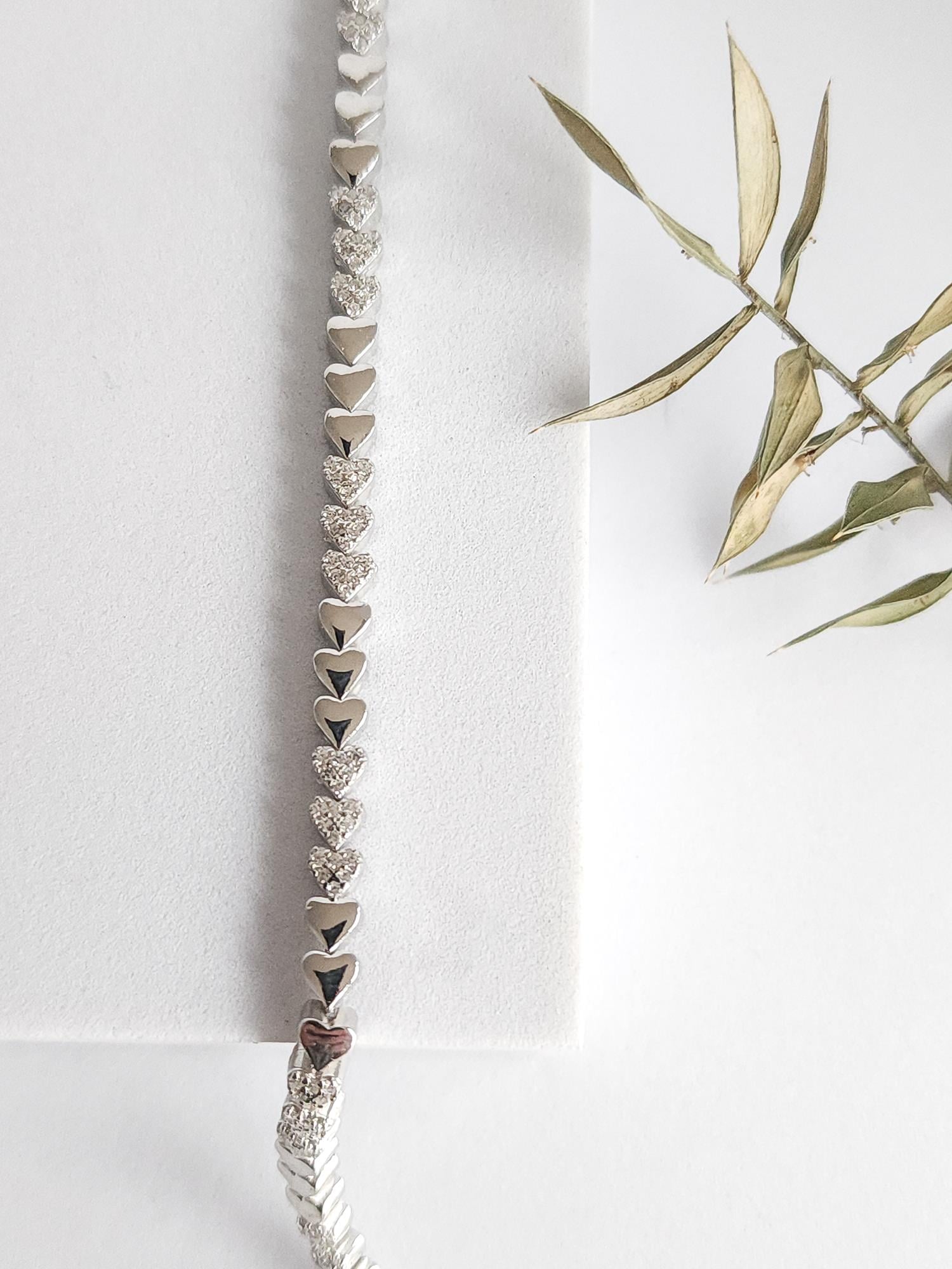 İtalyan Kalp Bileklik