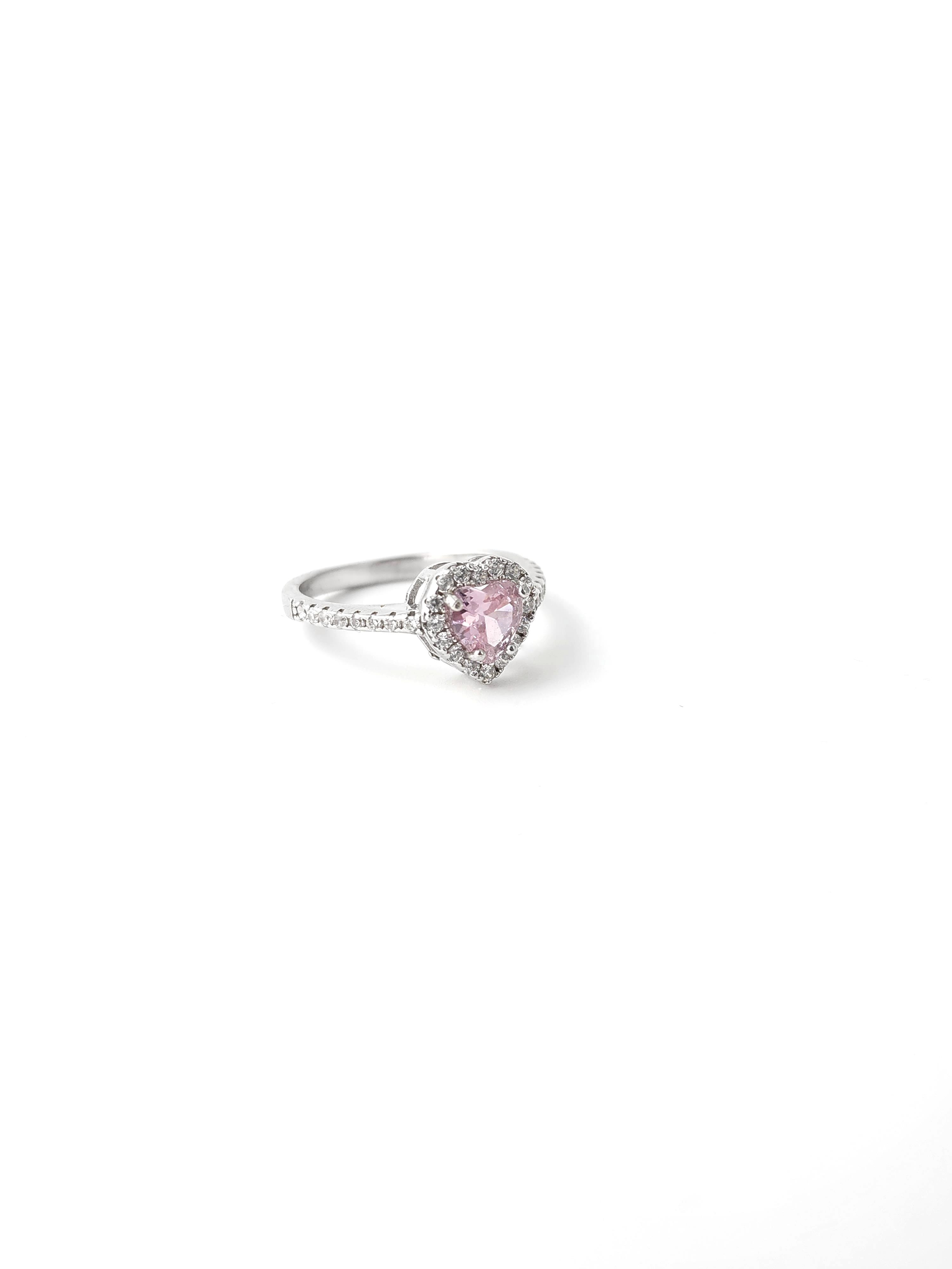 İtalyan Kalp Doğal Taş Yüzük