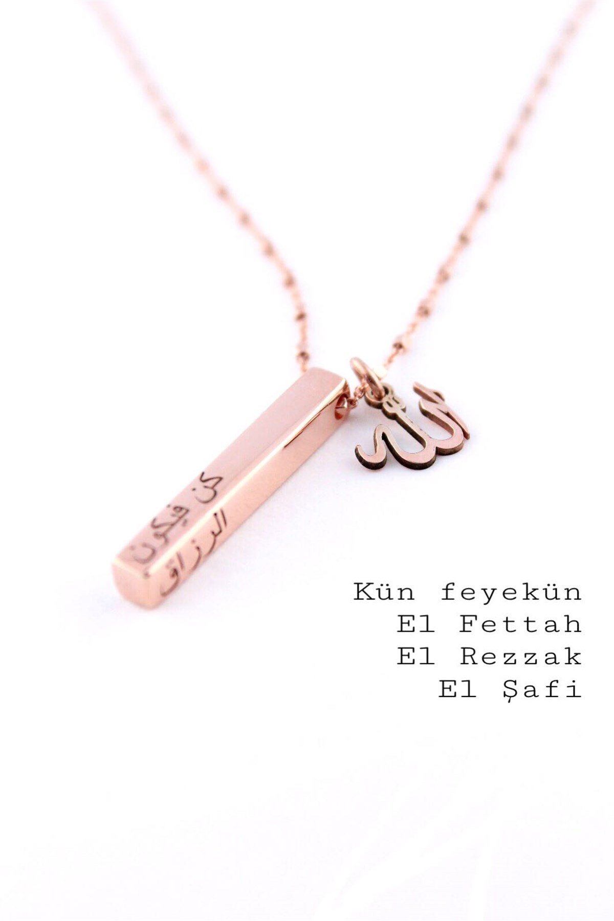 İtalyan Uzun Zincir Yaşam Kolye