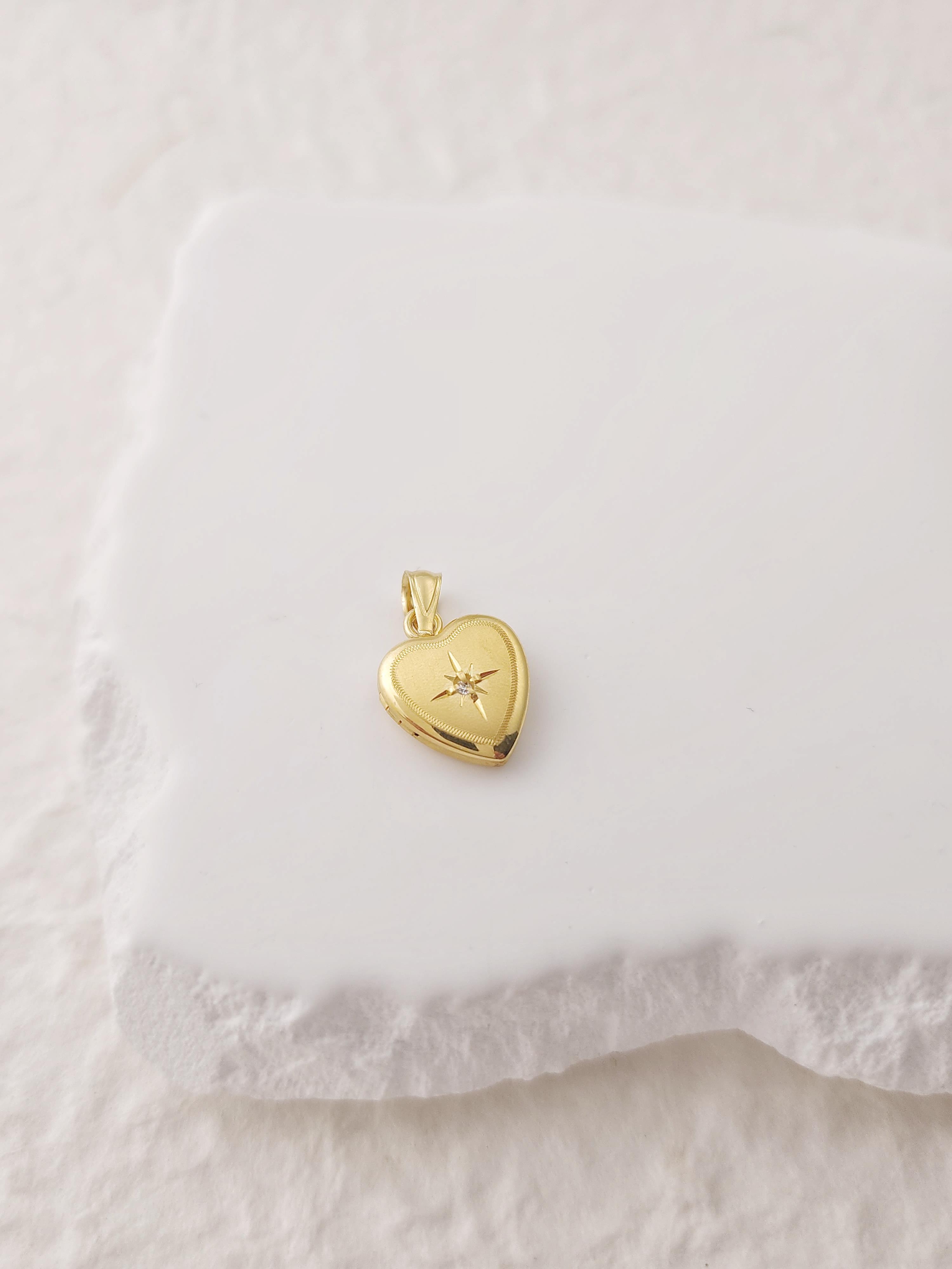 Kapaklı Kalp Kolye ( Tek Uç )