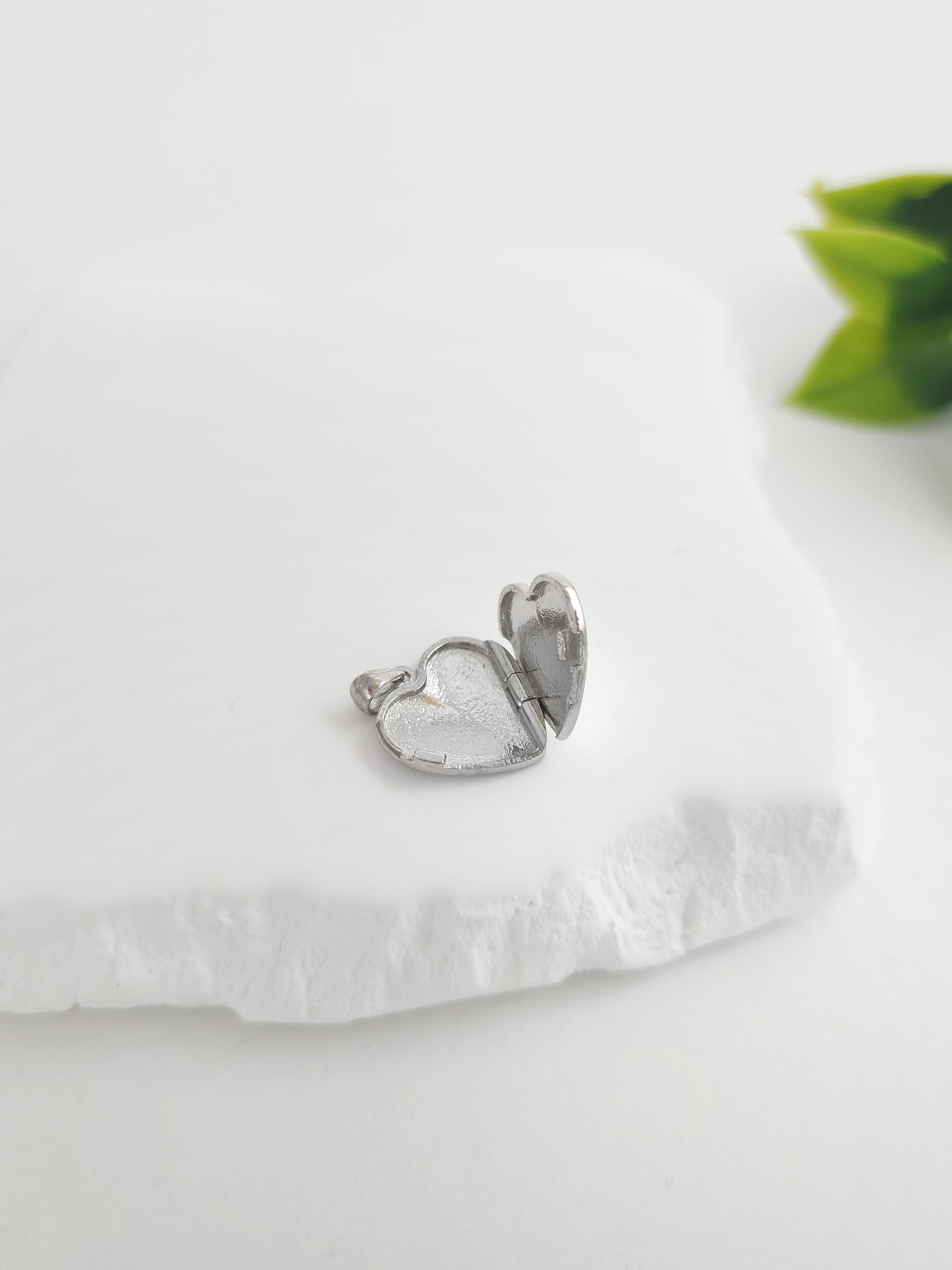 Kapaklı Kalp Kolye ( Tek Uç )