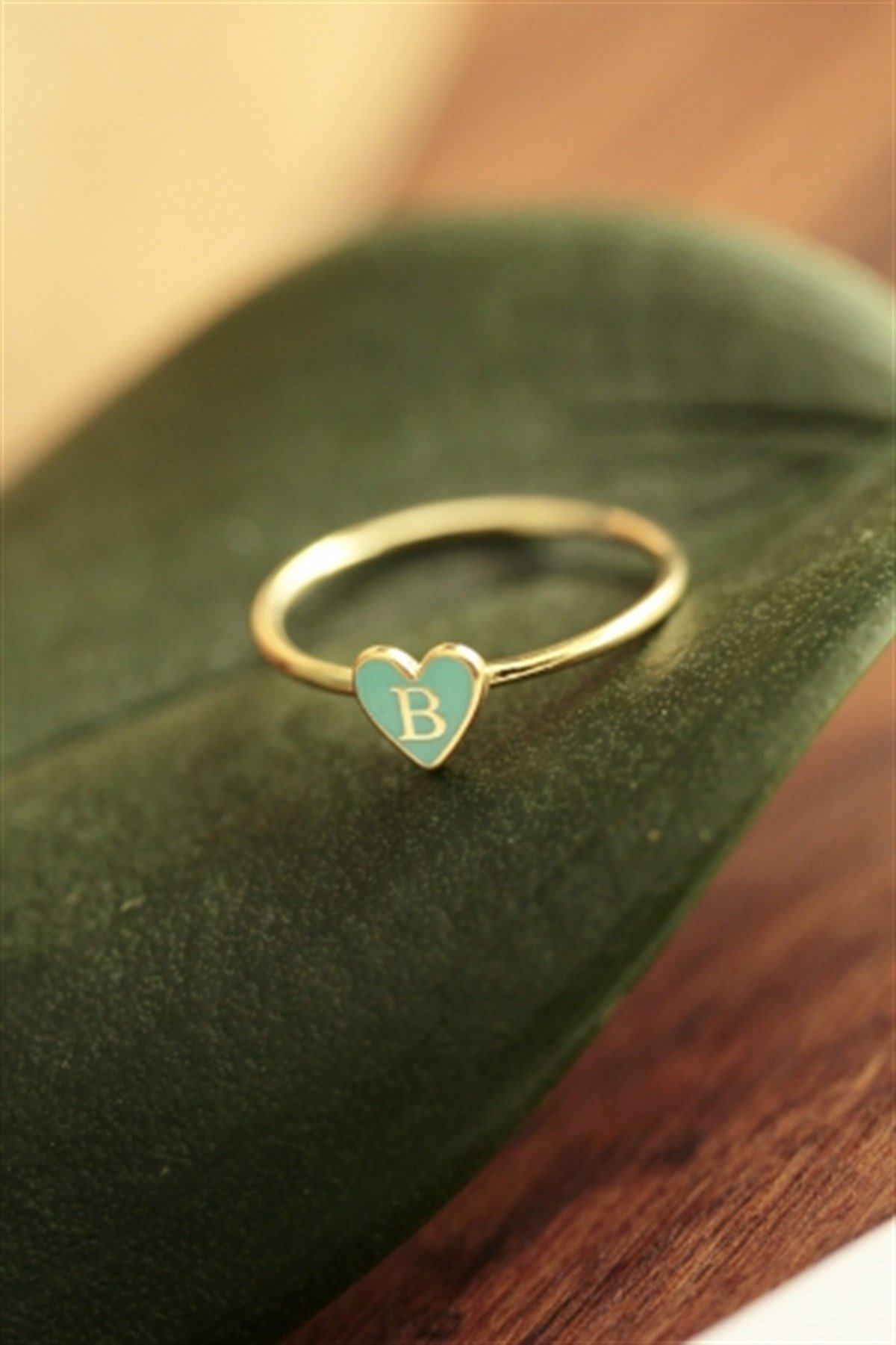 Minimal Harf Yüzük