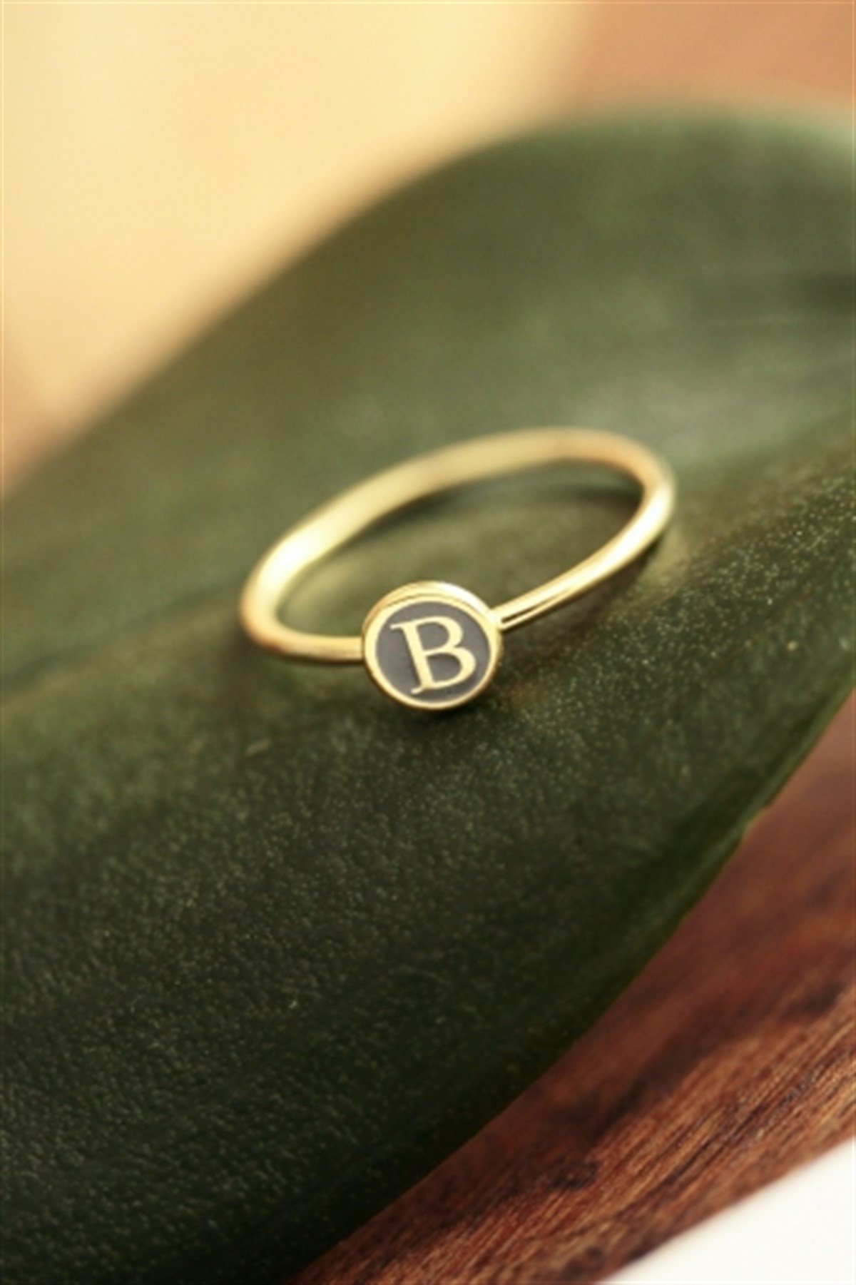 Minimal Harf Yüzük