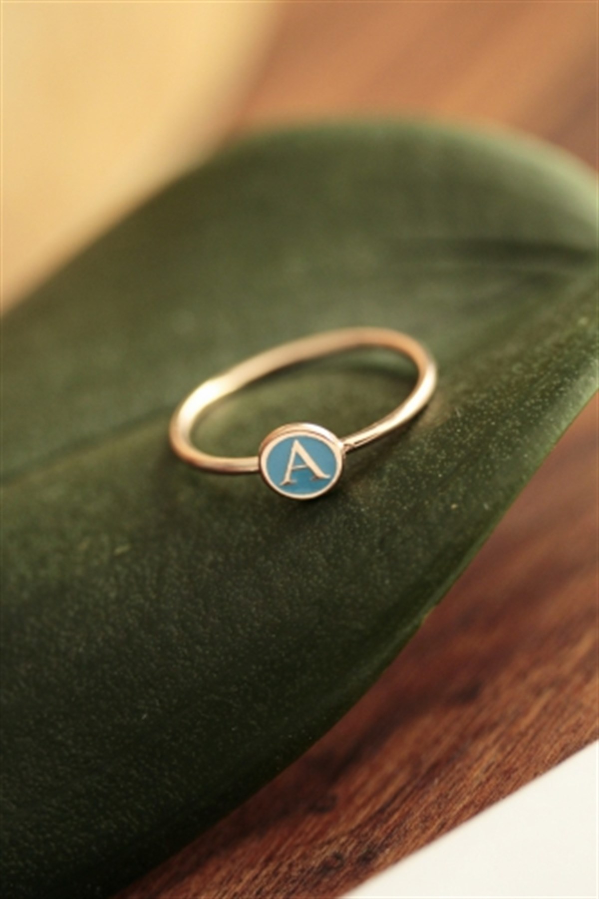 Minimal Harf Yüzük