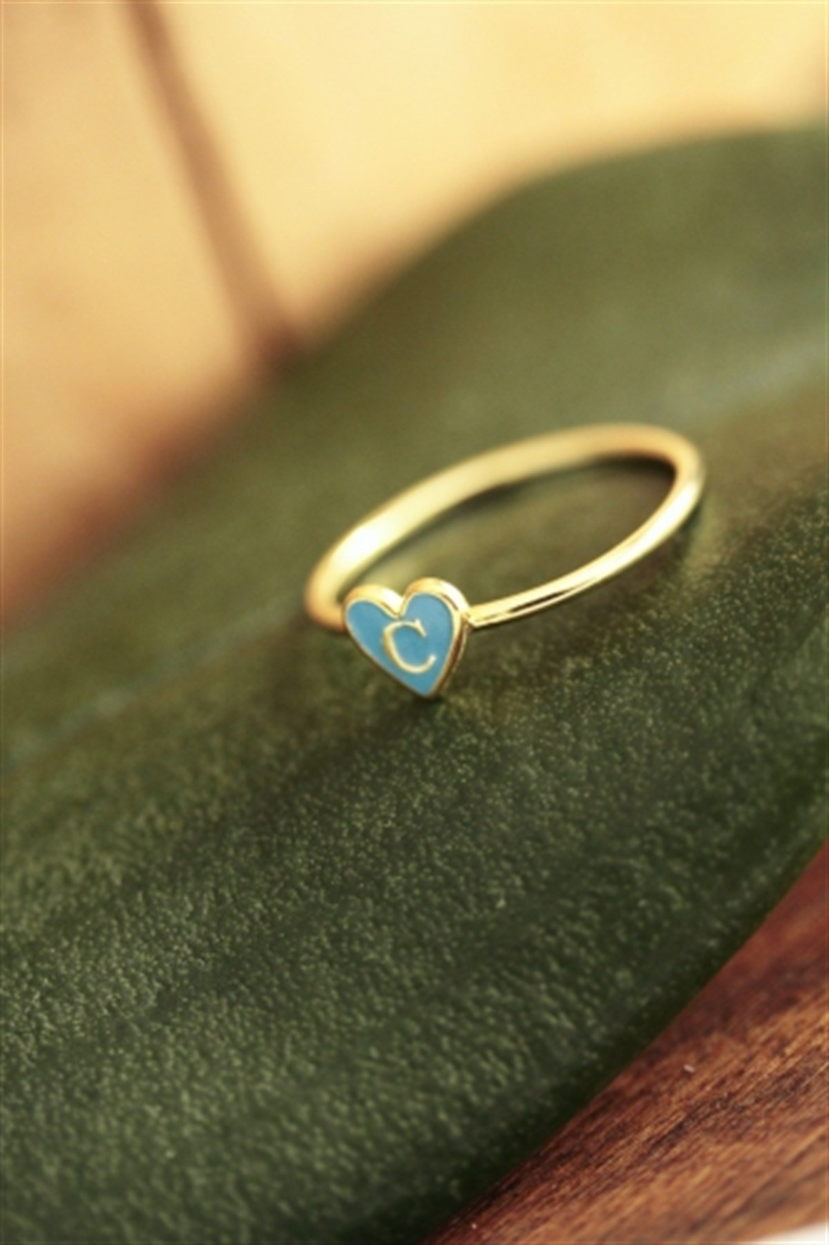 Minimal Harf Yüzük