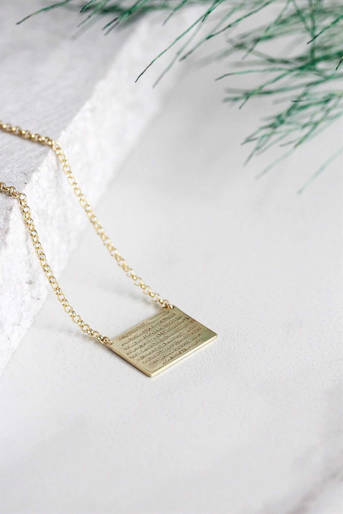 Nazar Duası Plaka Kolye